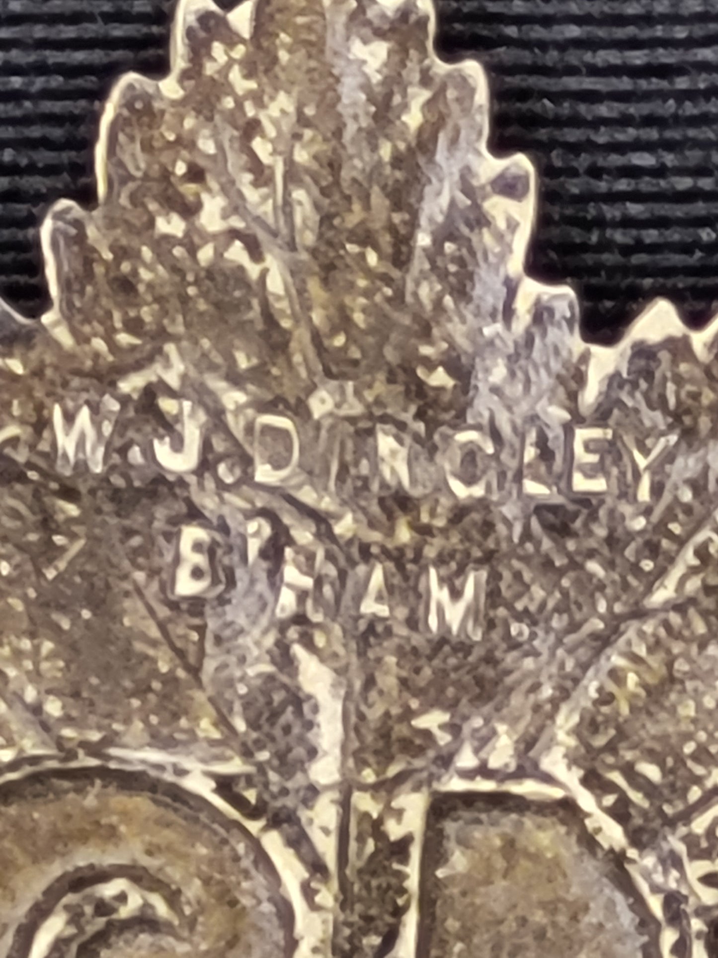 WW1 CEF 12th Battalion Cap Badge, Dingley Maker Marked