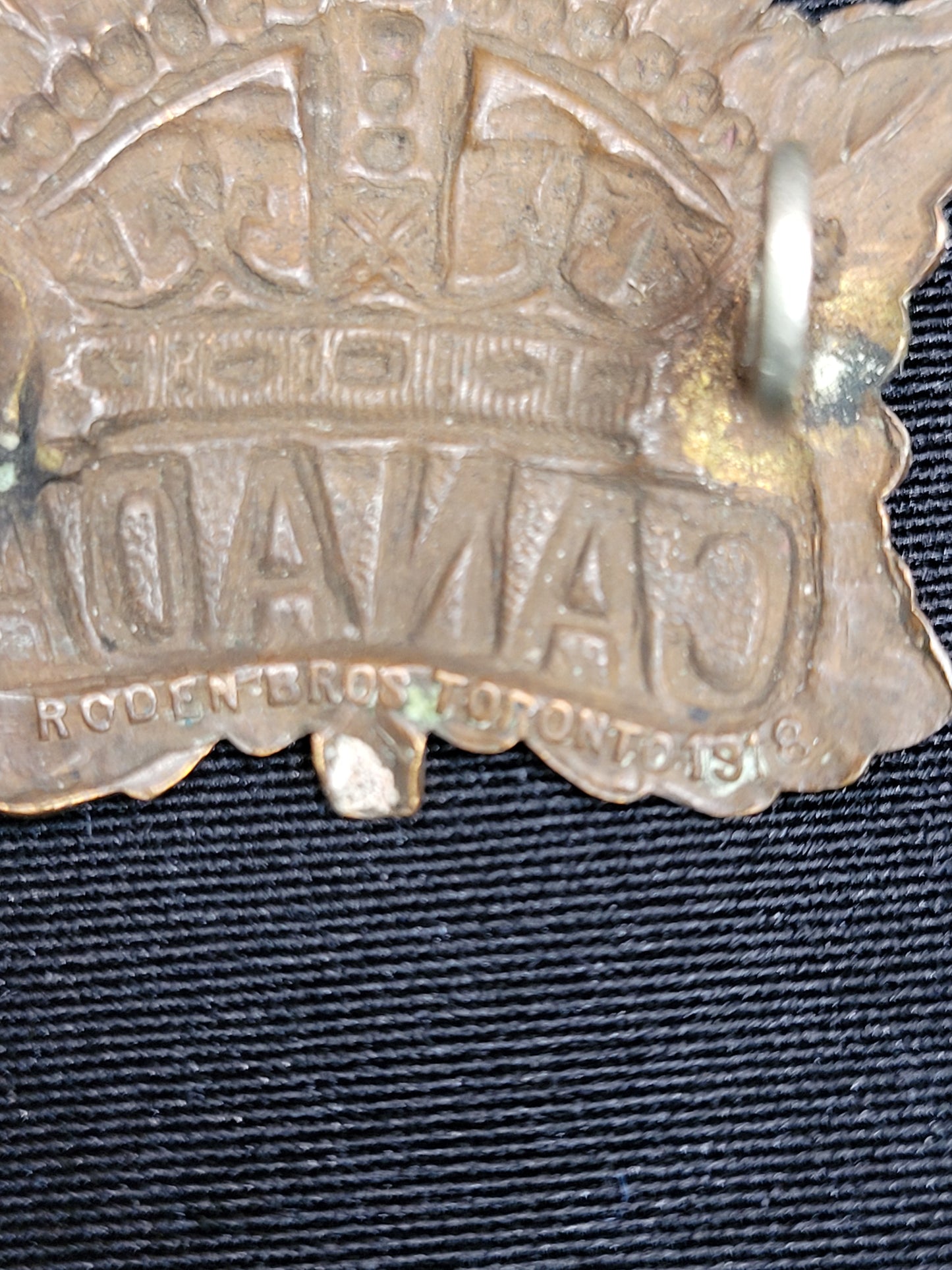WW1 CEF General List Cap Badge, Roden Bros 1918