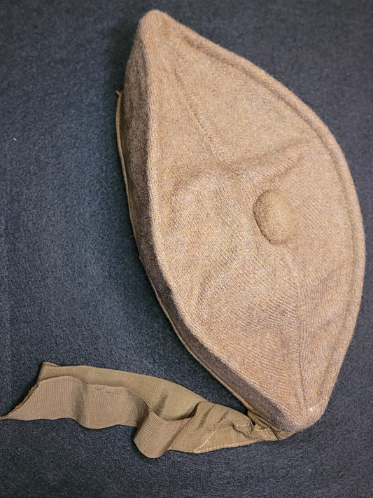 WW1 Canadian Khaki Glengarry By Ainsley Dineen Dated 1916