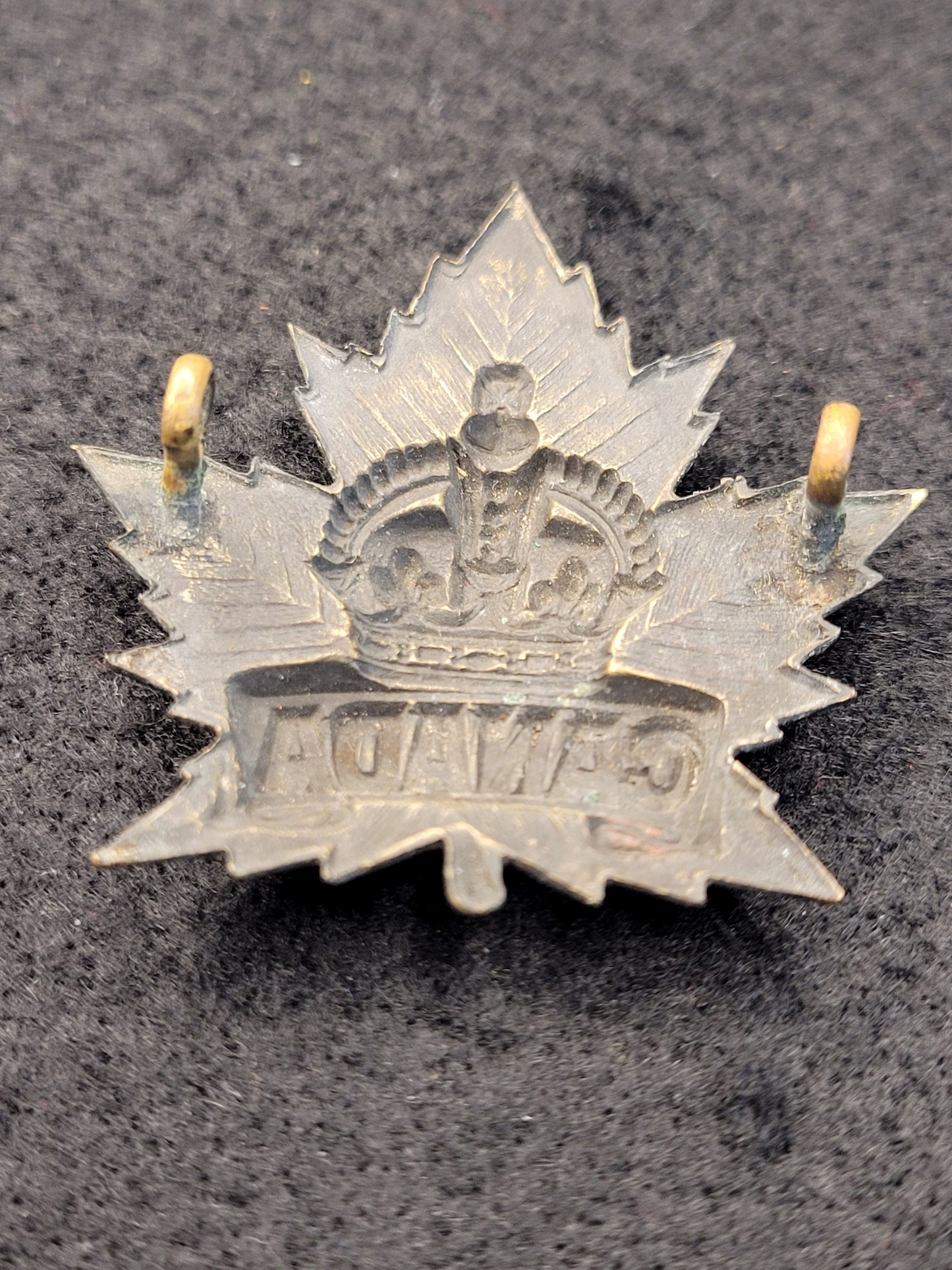 WW1 CEF Officer's Service Dress Cap, Royal Naval Air Service RNAS Cadet