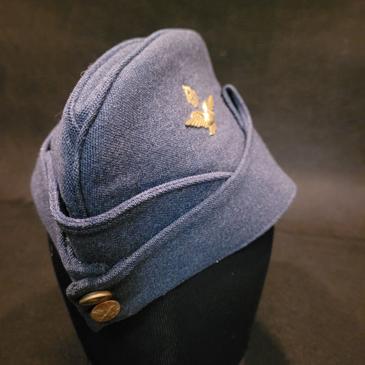 WW2 Royal Canadian Air Force RCAF Officer's Side Cap, Palter Cap Co.