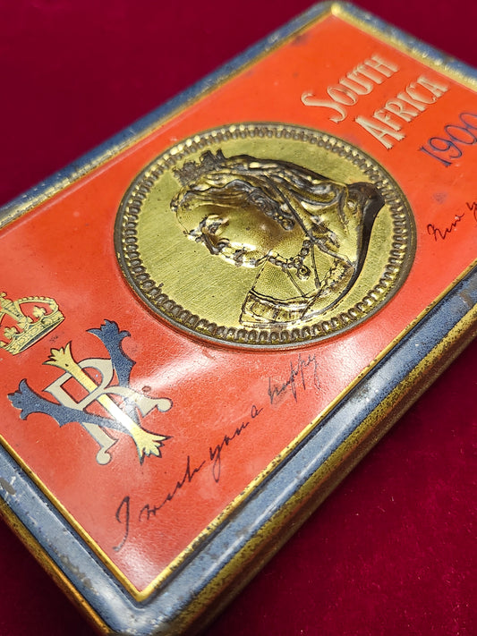 Original Boer War Queen Victoria Chocolate Tin