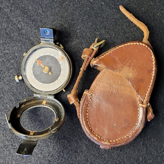 WW1 Verniers Mk VIII Field Compass 1917 - Canadian Field Artillery