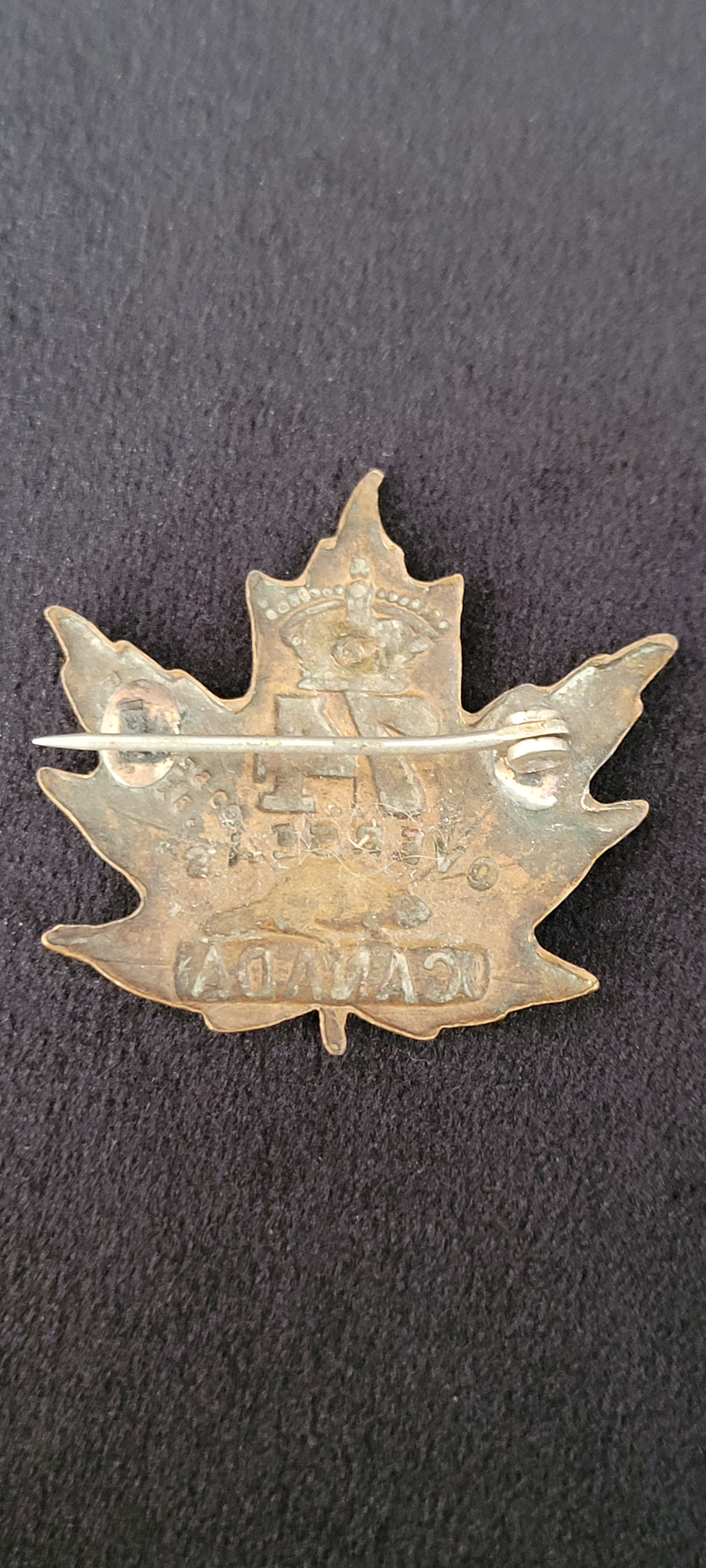 WW1 Collar Badge to the 74th Battalion (CEF) P.W. Ellis 1915
