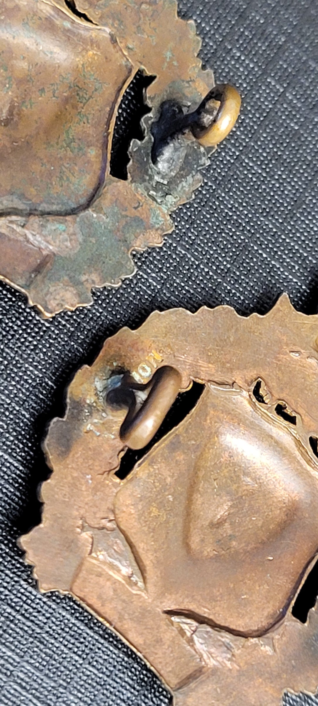 21st Alberta Horse Militia collar badges Scully 2