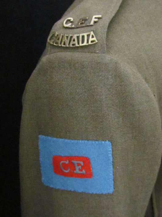 WW1 1903 Pattern Canadian Engineers Seven Button Tunic