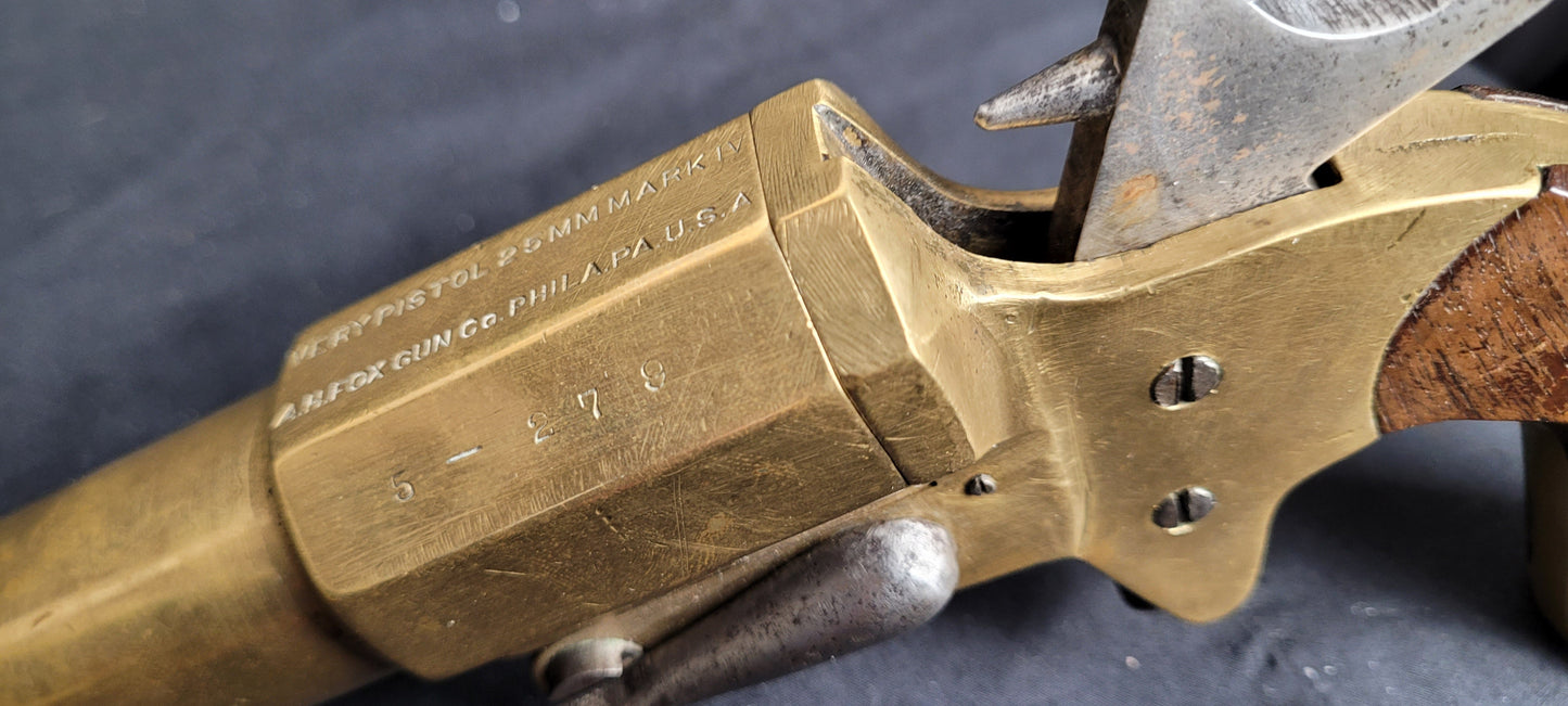 Mk IV Very flare pistol gun A.H. Fox WW1 6