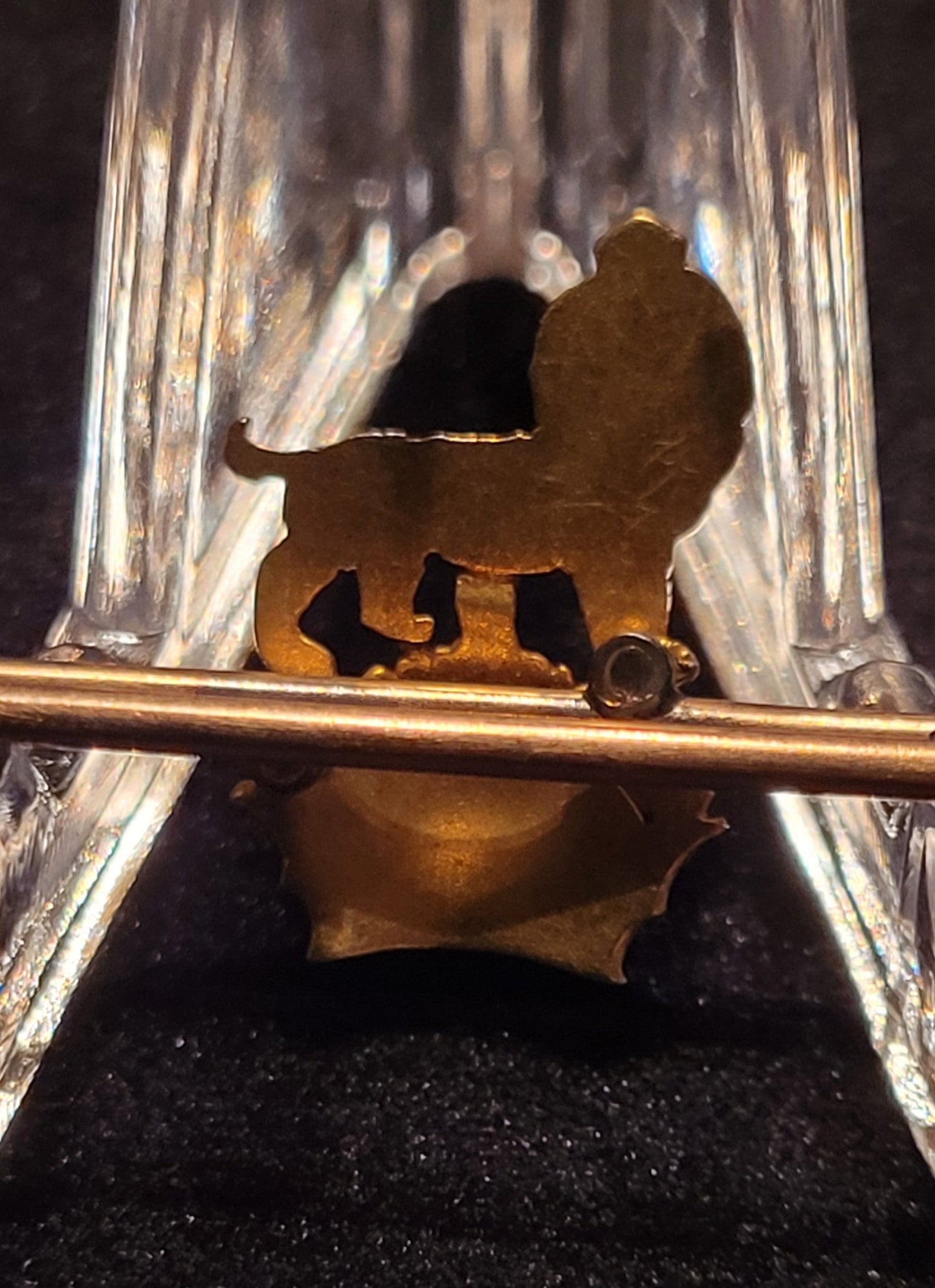 WW1 Brigadier's Collar/Tie Pin with Original Case Back