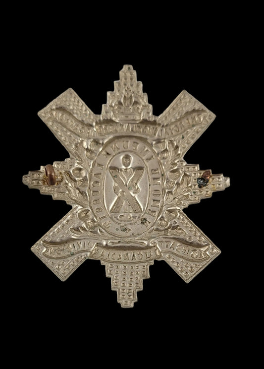 WW1 Cap Badge to the Black Watch (Royal Highland Regiment) of Canada Obverse