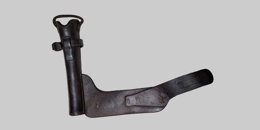 leather hunting horn holder