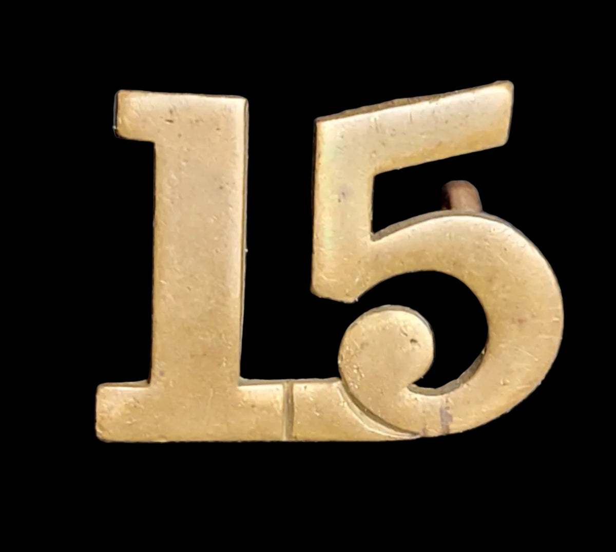 15th Argylle Light Infantry Canadian Militia shoulder number