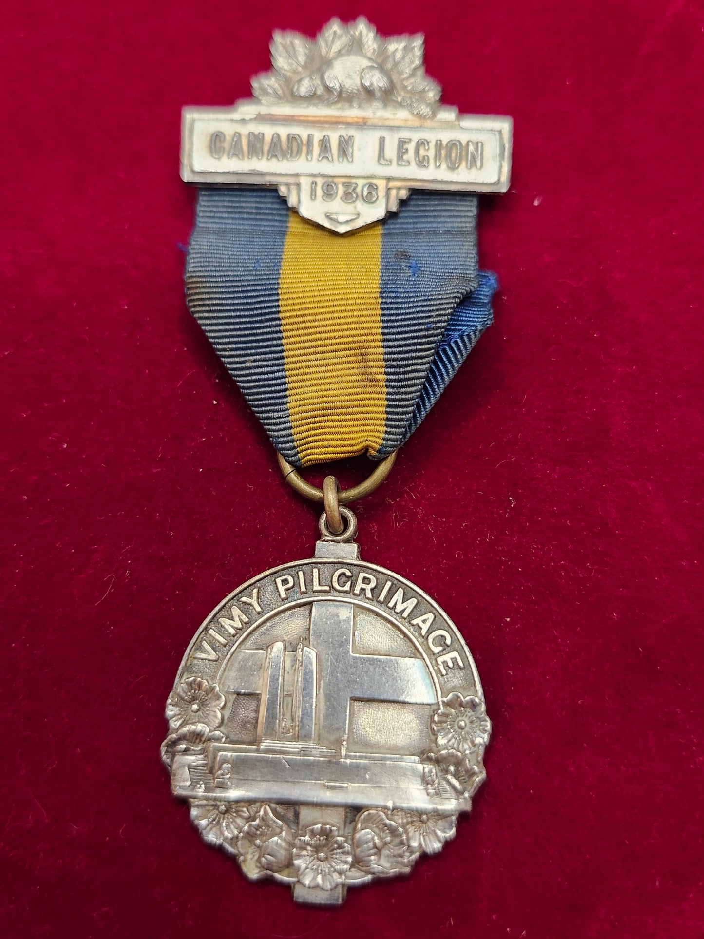 1936 Vimy Pilgrimage Medal