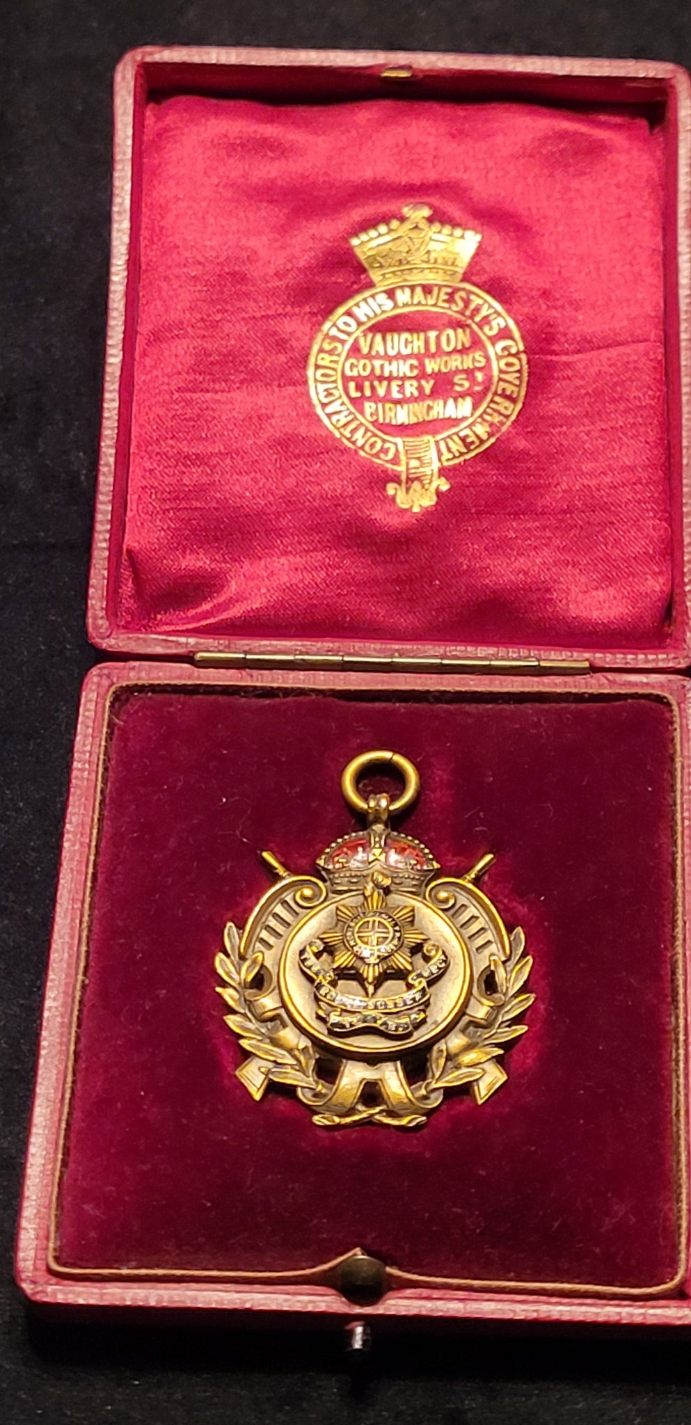 1st V.B. Royal Sussex Regiment Jellicorse Cup Medallion 1905