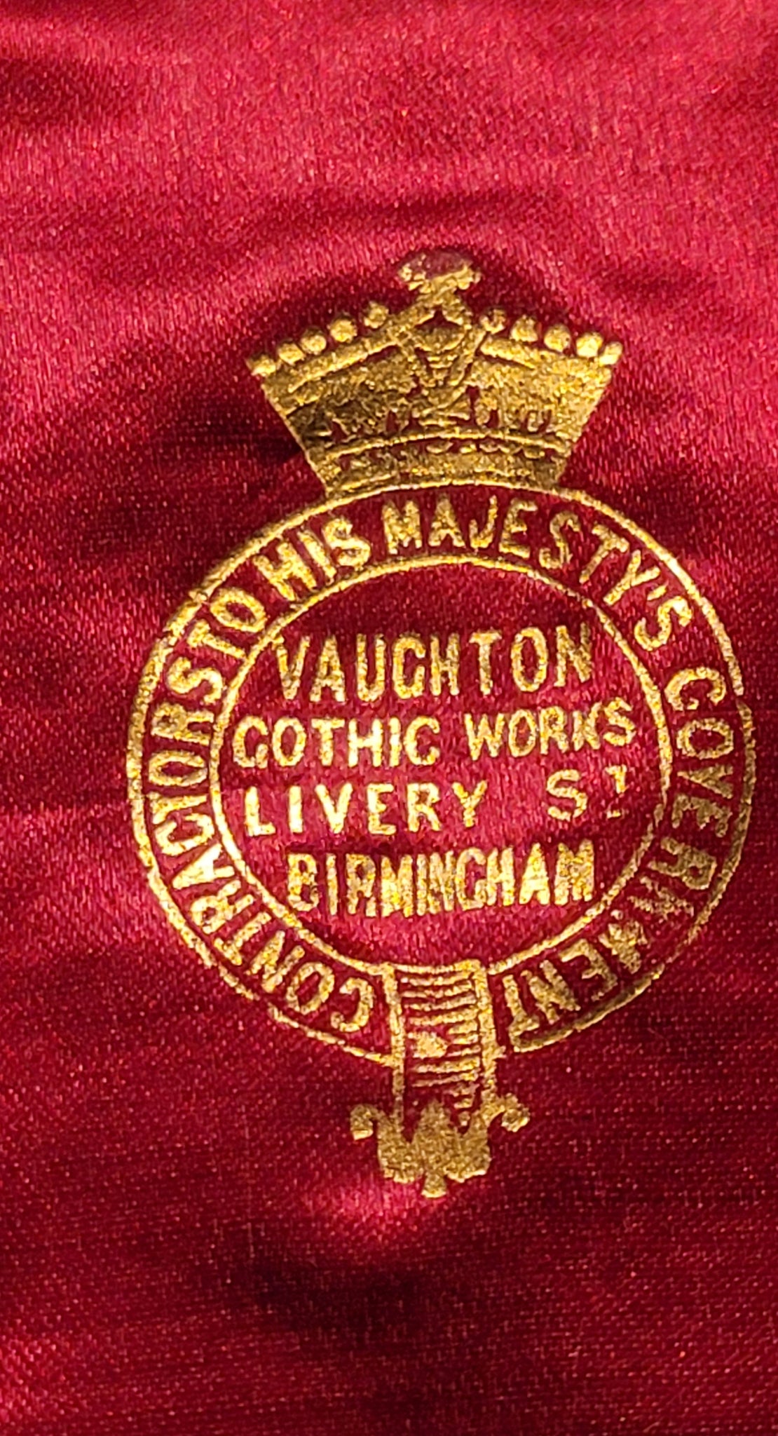 1st V.B. Royal Sussex Regiment Jellicorse Cup Medallion 1905 box lid