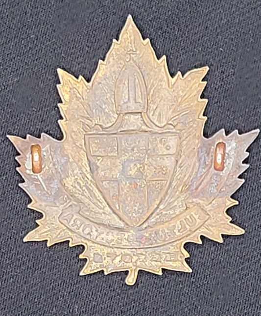 Bishop's College Contingent  COTC Cap Badge