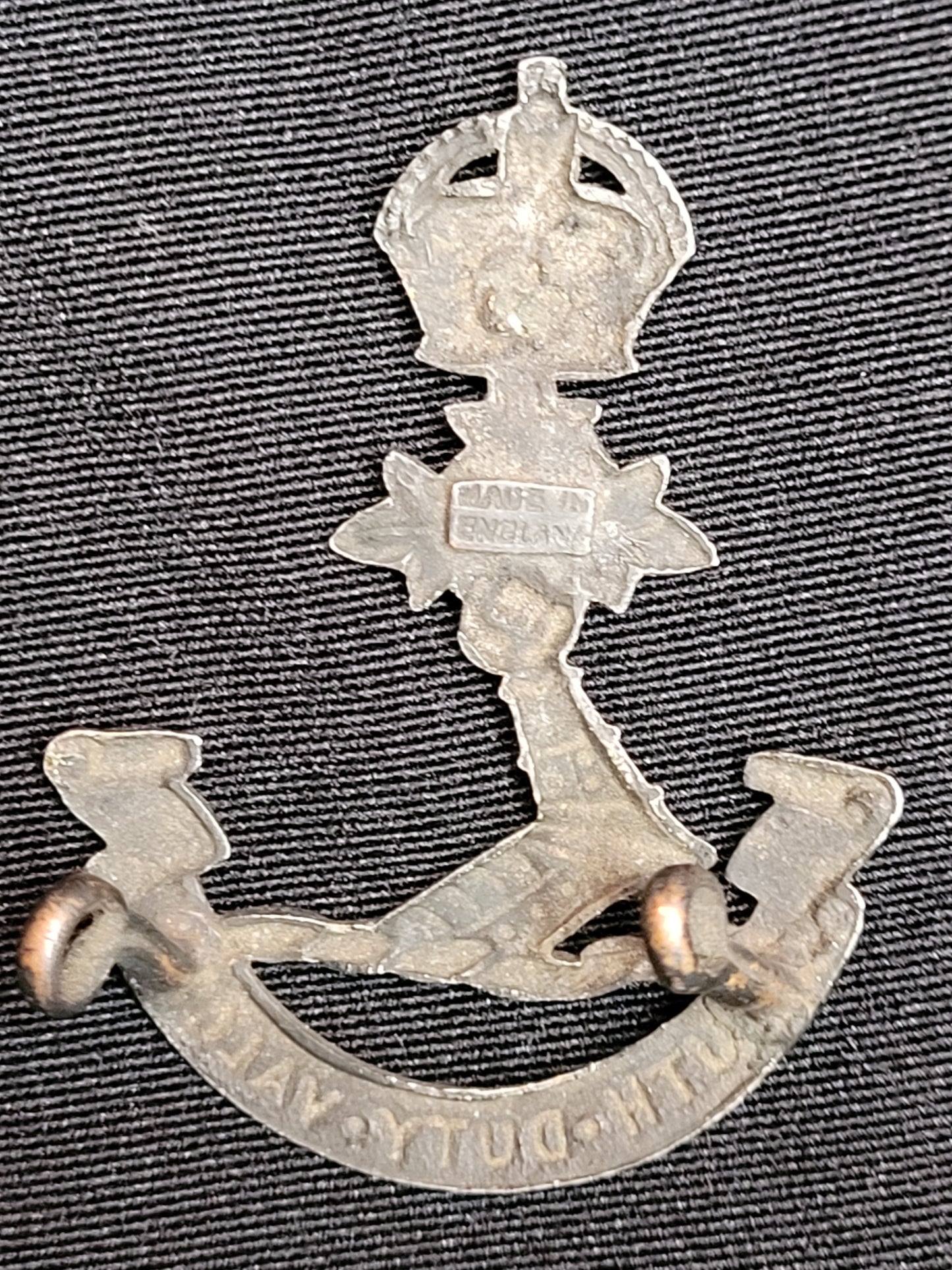 Early Cap Badge to the Royal Military College (Canada), English made