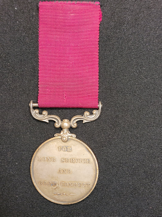 Edward VII British Army Long Service Good Conduct Medal to Sgt. T. Roberts, Royal Engineers