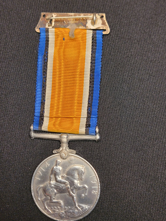 WW1 British War Medal to Canadian Soldier Private John Nash 163994 , 75th Battalion, KIA November 1916