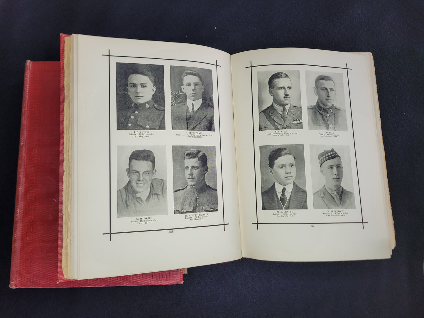 WW1 "Letters From the Front" by the Canadian Imperial Bank of Commerce. Two volume set.