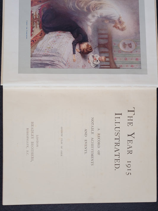 WW1 Book "The Year 1915 Illustrated" by Headley Bros. London