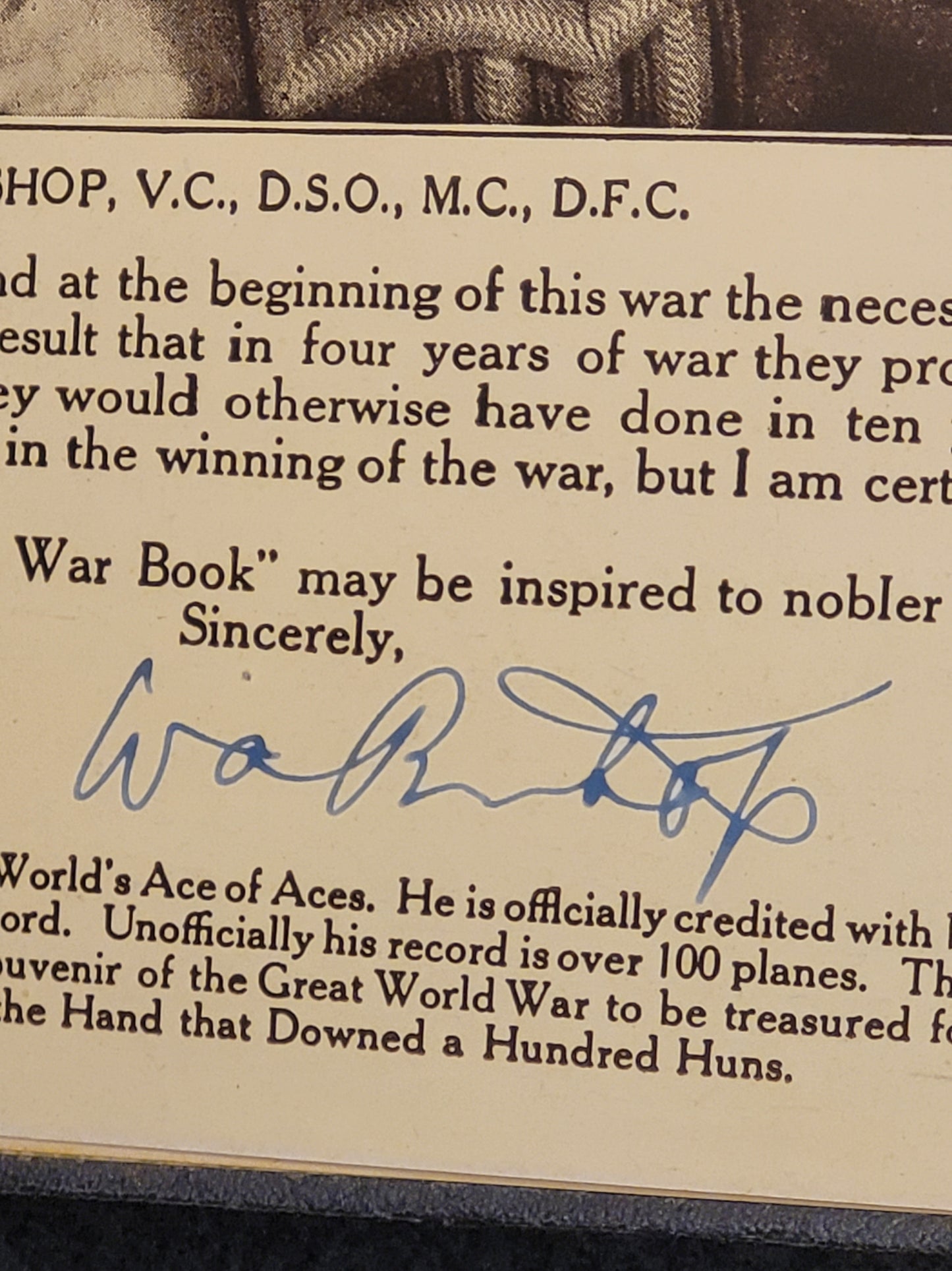 WW1 Book "The People's War Book, Autographed Edition" 1919