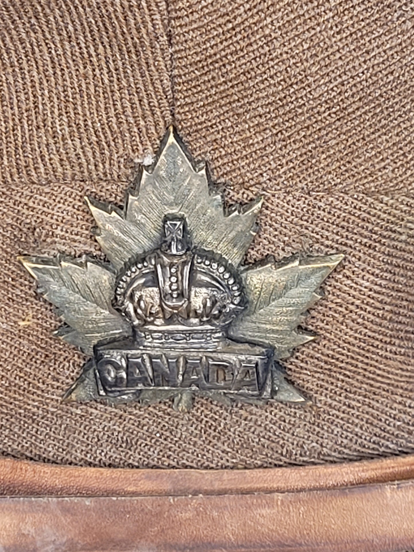 WW1 CEF Officer's Service Dress Cap, Royal Naval Air Service RNAS Cadet