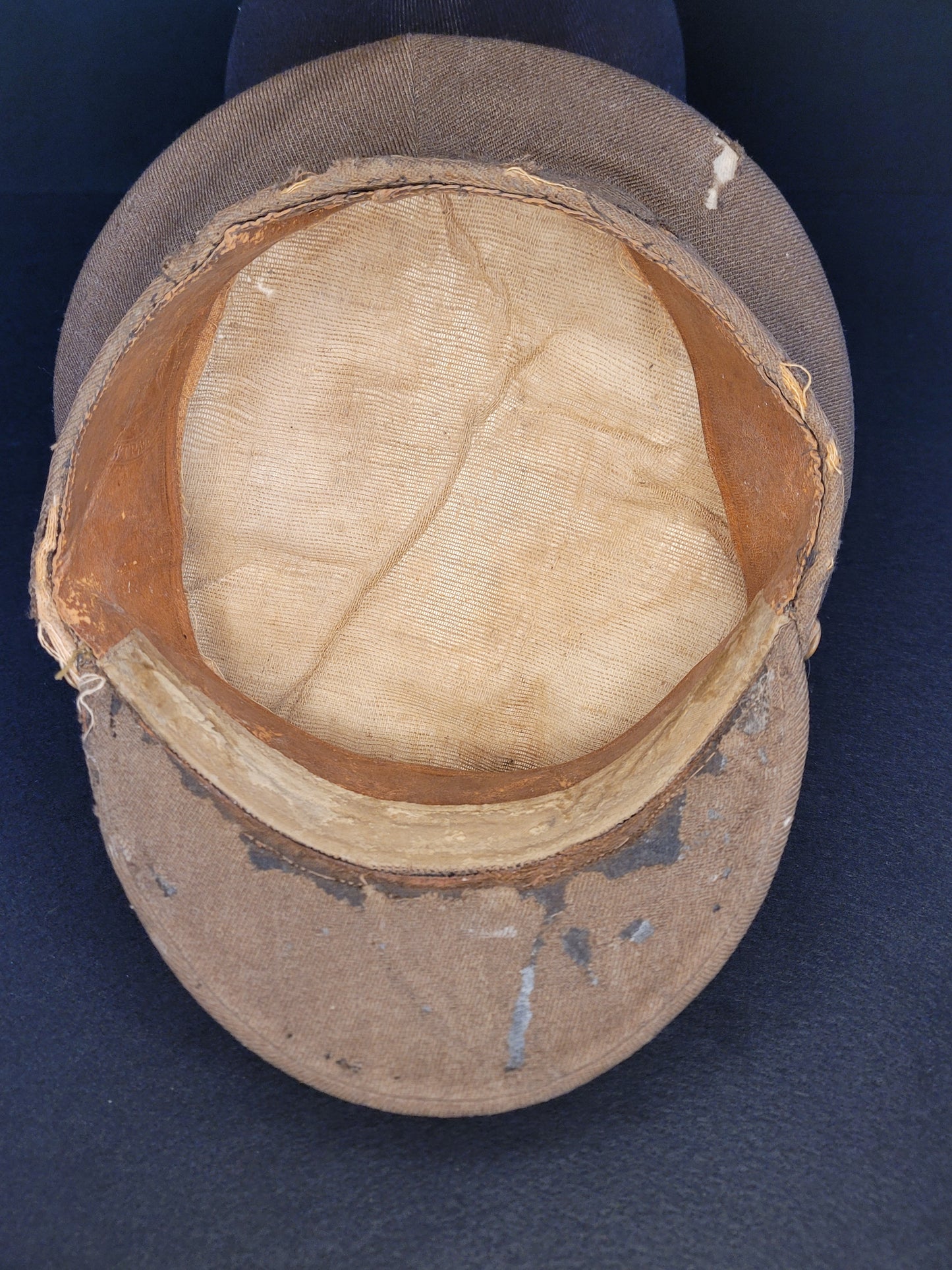 WW1 CEF Officer's Service Dress Cap, Royal Naval Air Service RNAS Cadet