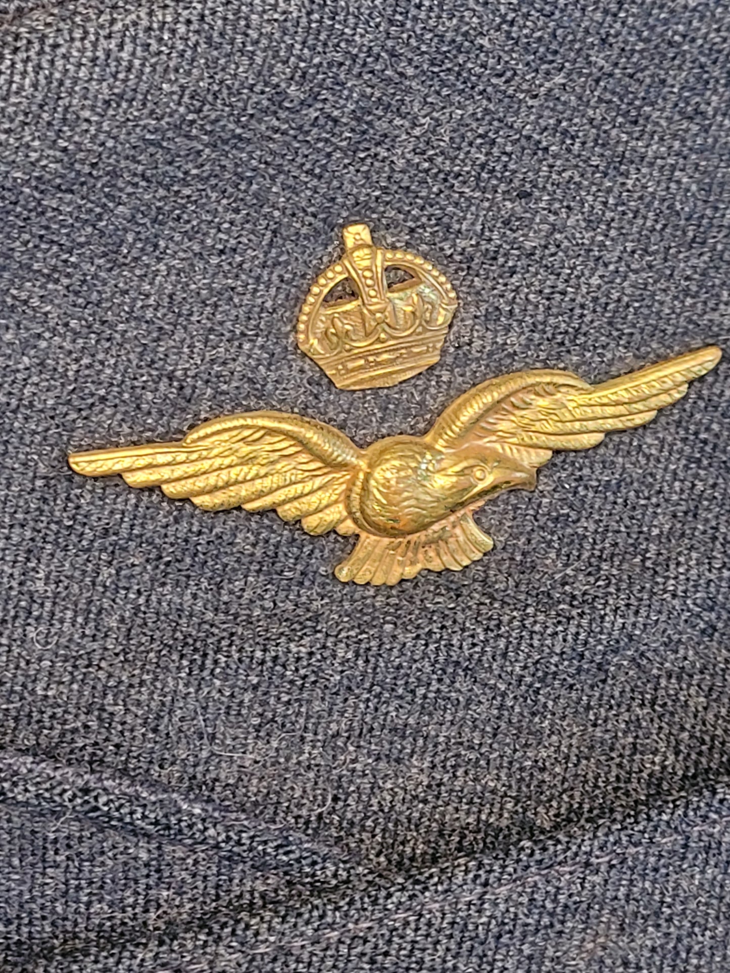 WW2 Royal Canadian Air Force RCAF Officer's Side Cap, Palter Cap Co.