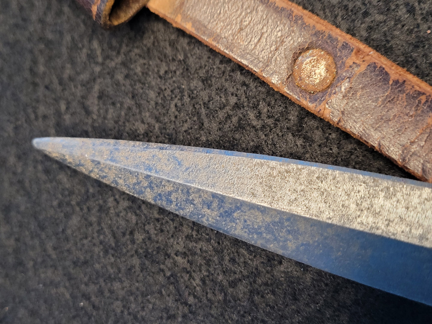 Post-WW2 Fairbairn Sykes F/S Fighting Knife with Scabbard