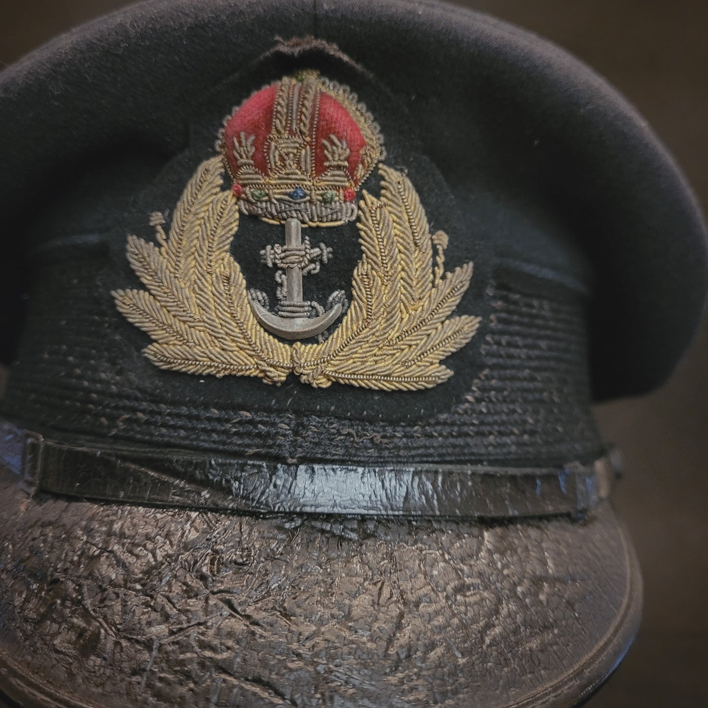 WW2 Royal Canadian Navy RCN Officer's Service Cap