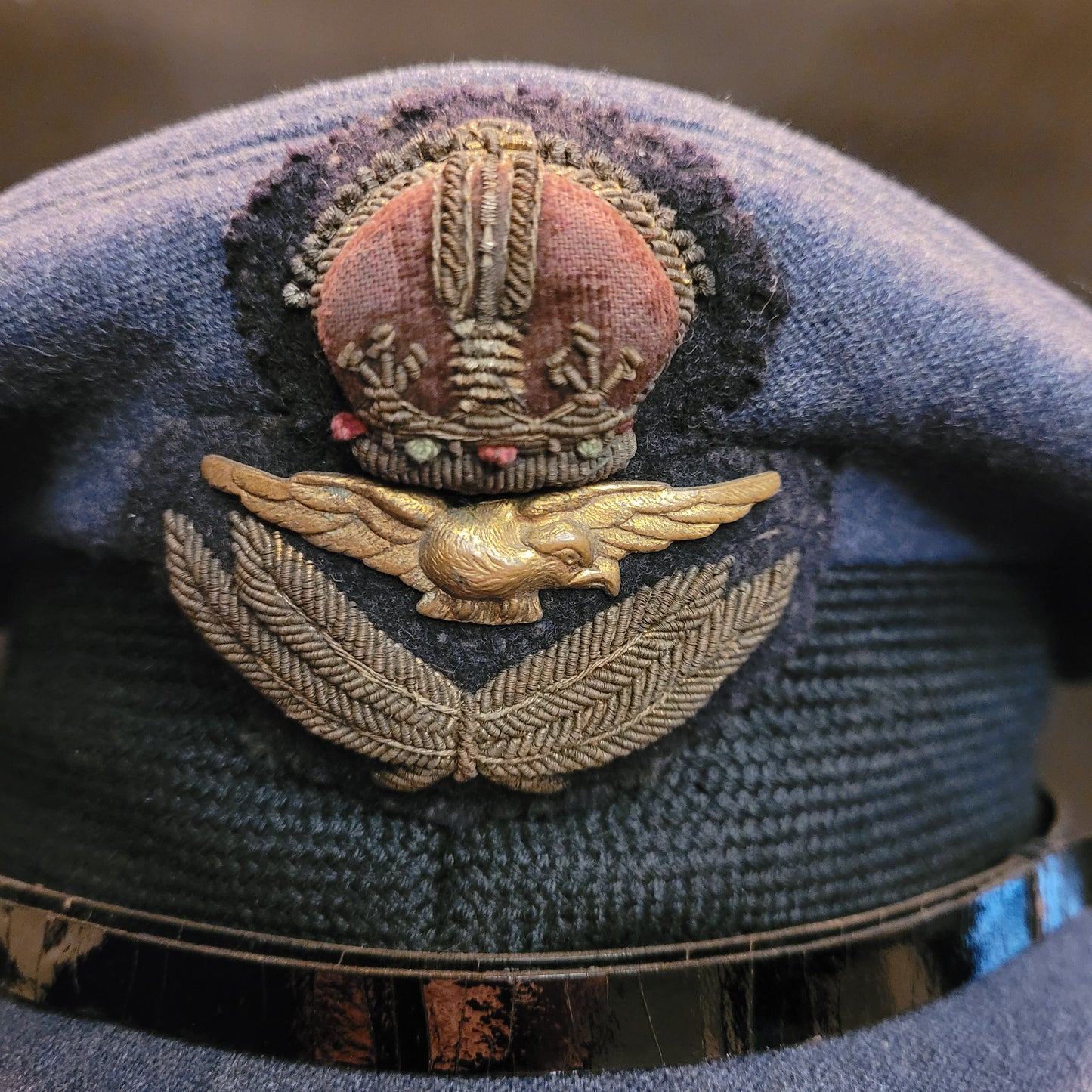 WW2 Royal Canadian Air Force RCAF Officers' Service Cap, Attributed