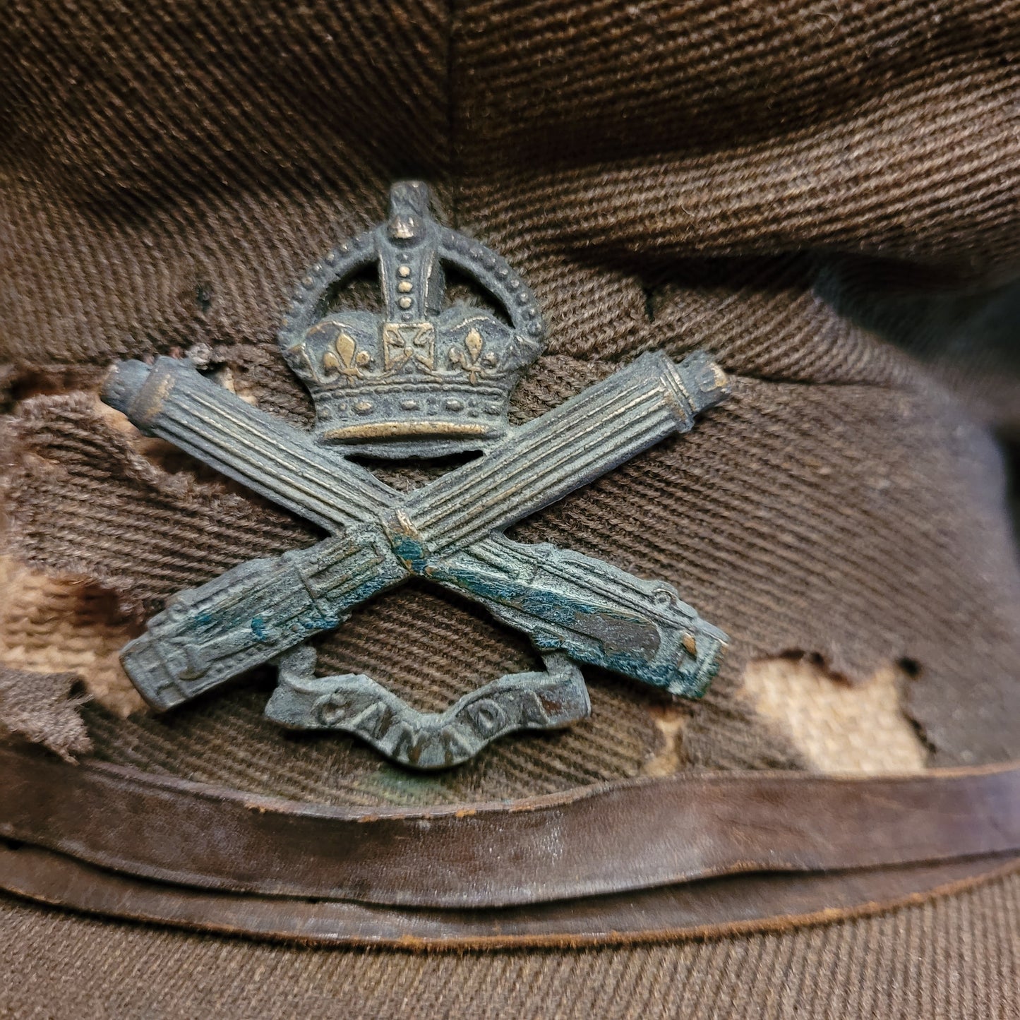 WW1 CEF Officer's Service Dress Cap, Machine Gun Corps