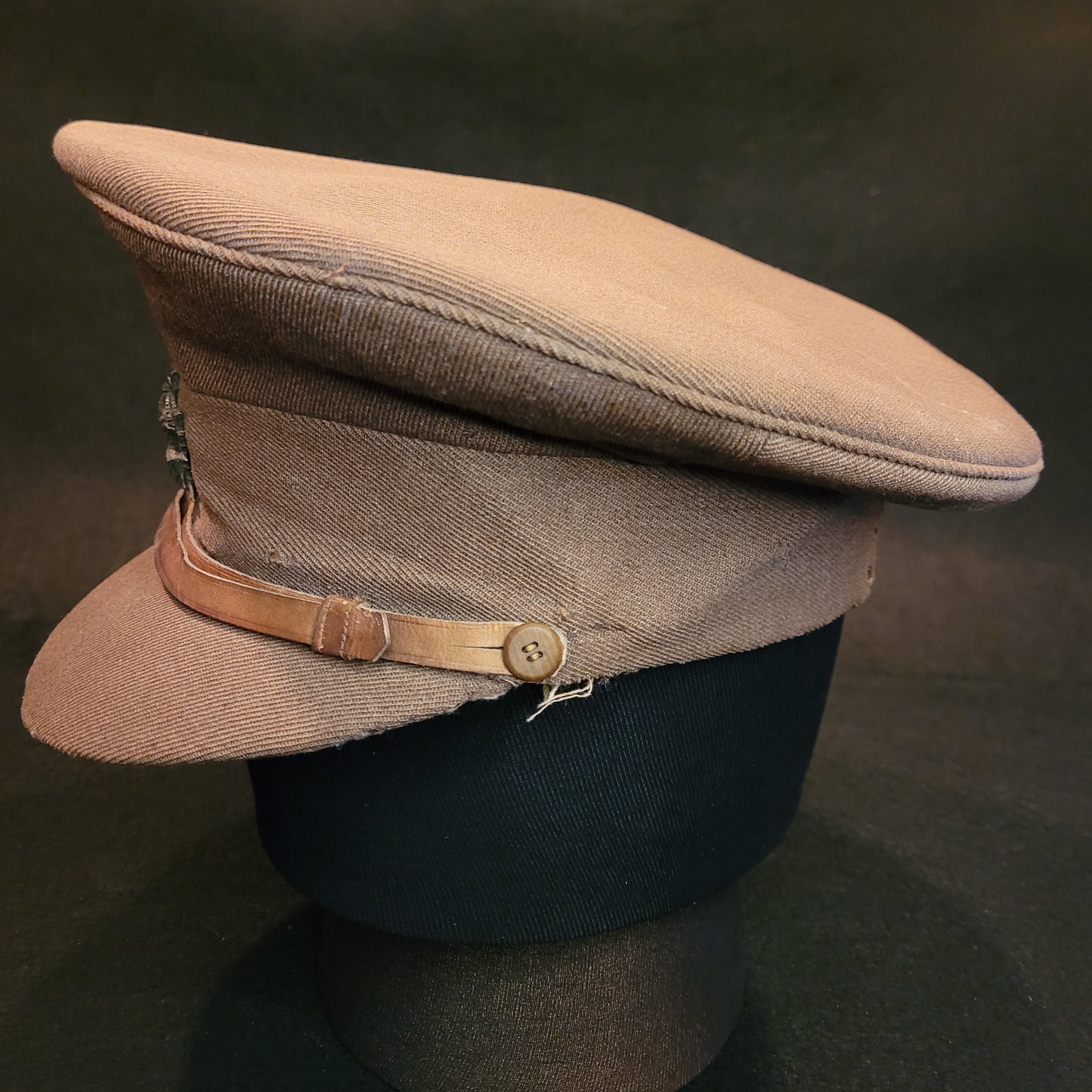 WW1 CEF Officer's Service Dress Cap, Royal Naval Air Service RNAS Cadet