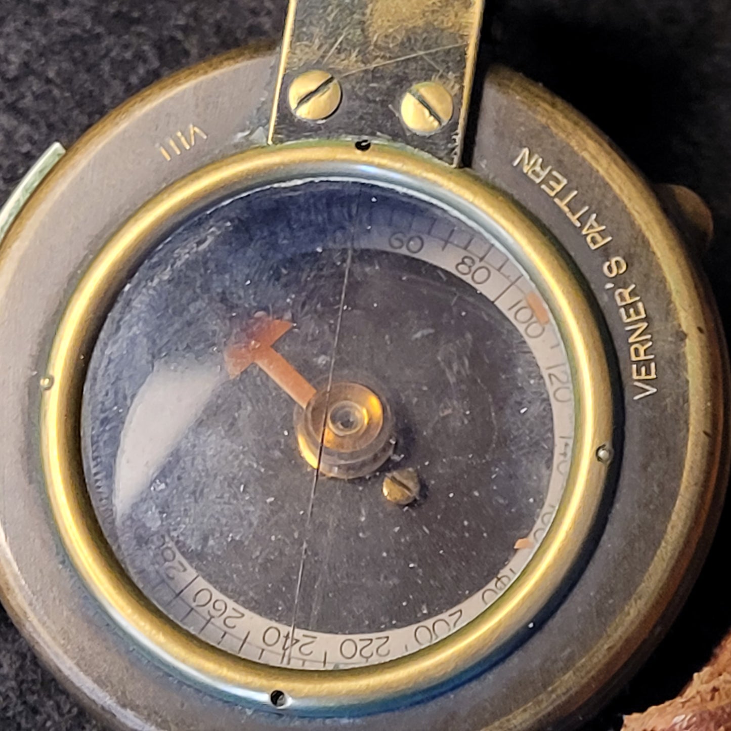 WW1 Verniers Mk VIII Field Compass 1917 - Canadian Field Artillery