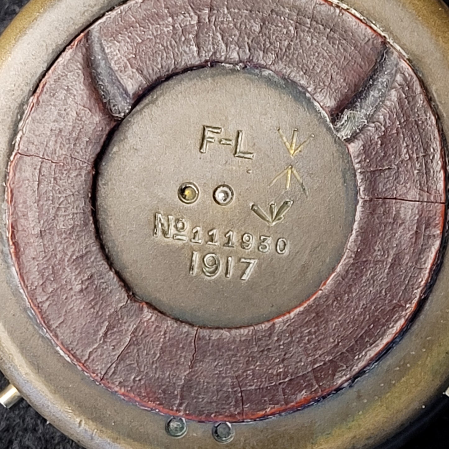 WW1 Verniers Mk VIII Field Compass 1917 - Canadian Field Artillery