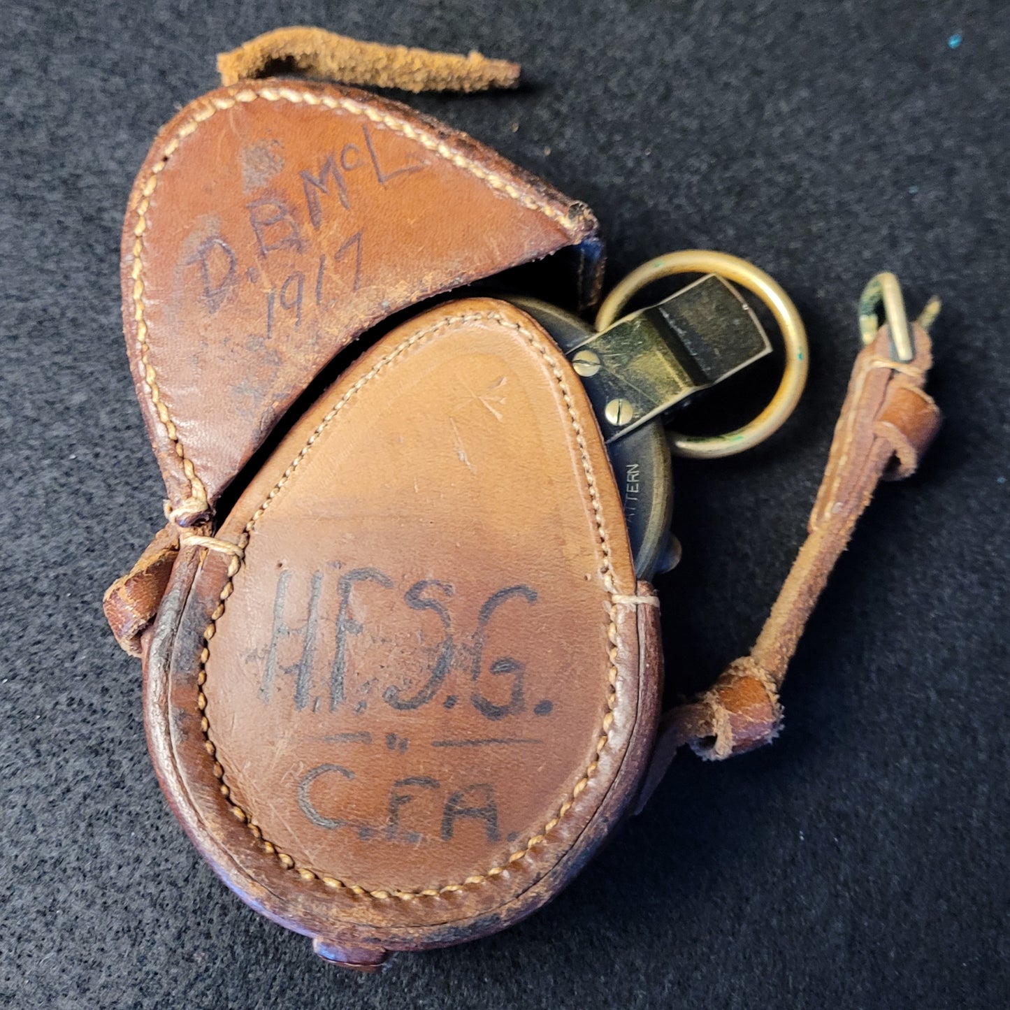 WW1 Verniers Mk VIII Field Compass 1917 - Canadian Field Artillery