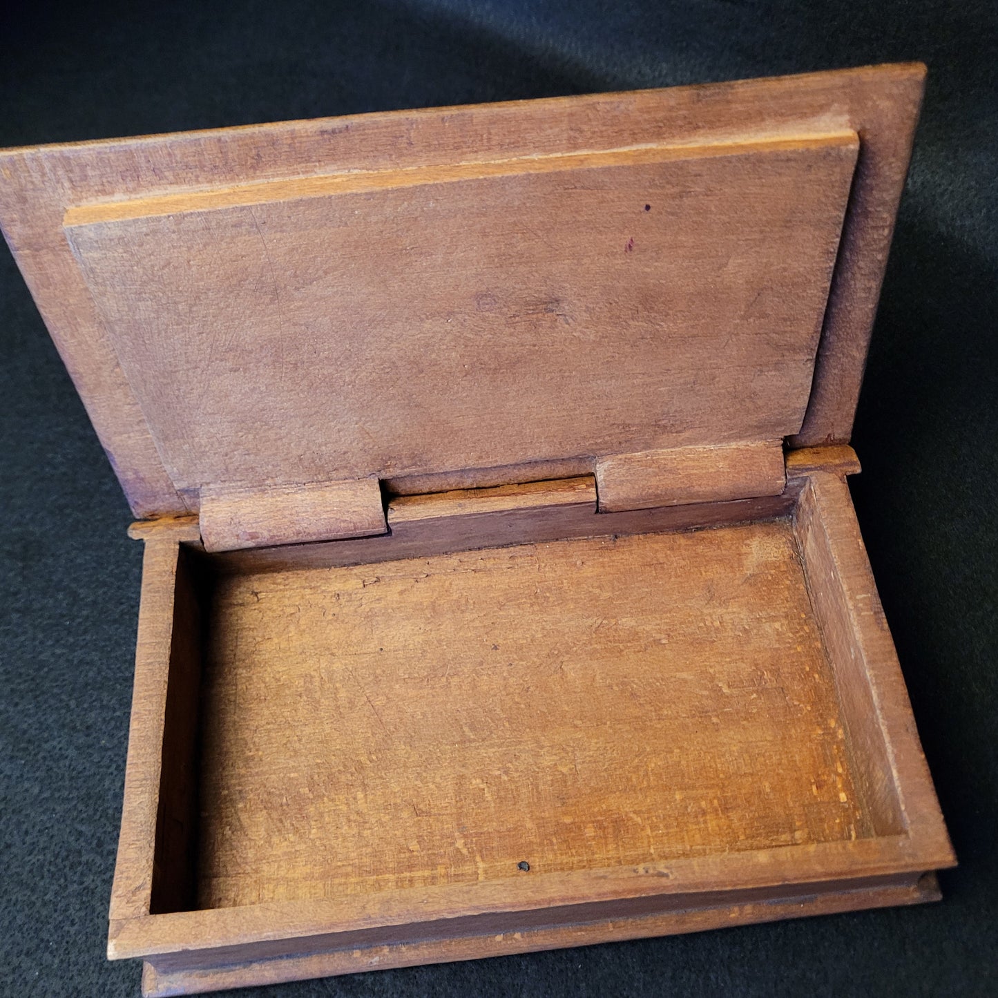 WW1 Hungarian POW Hand Carved Wooden Cigar or Trinket Box