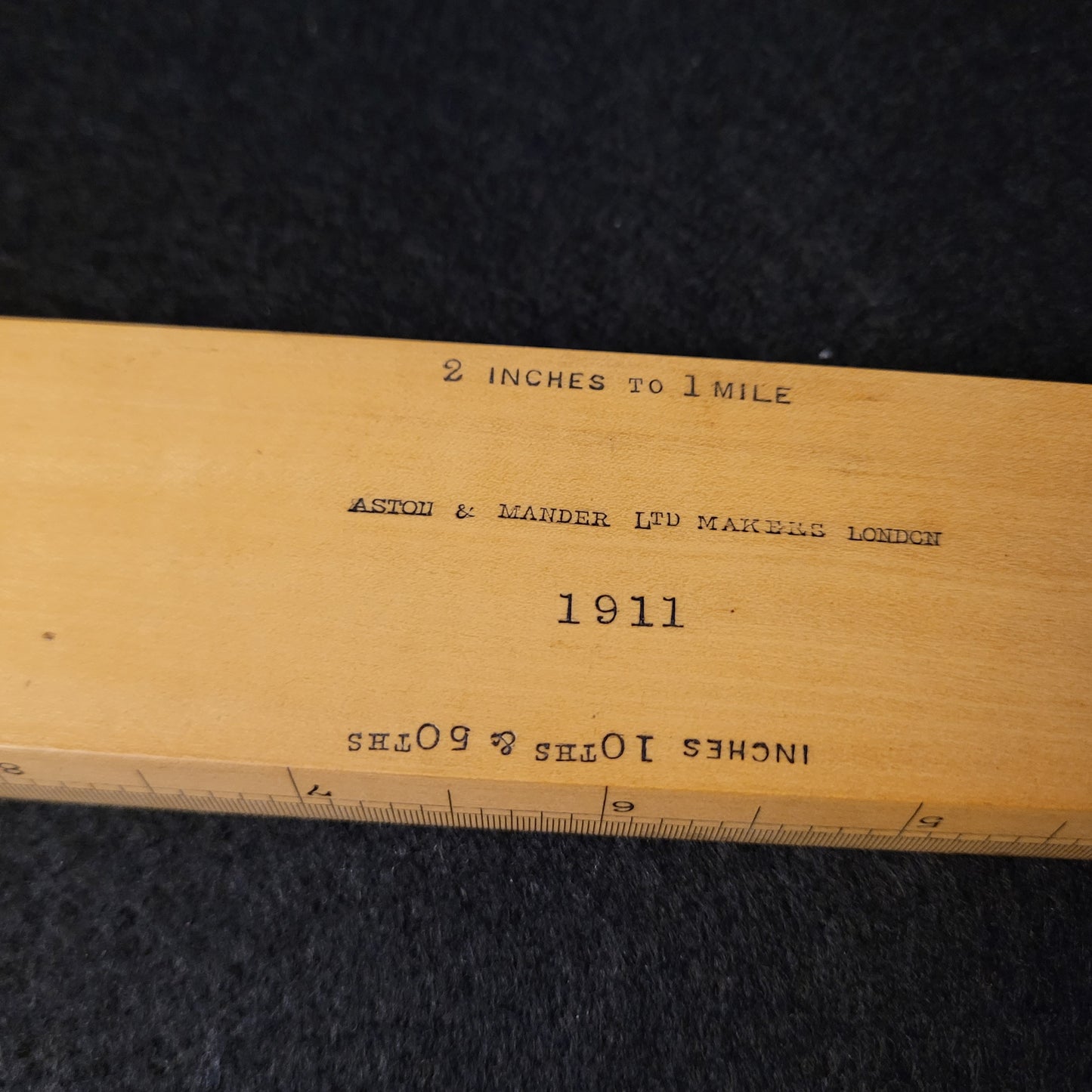 Pre-WW1 Artillery Range Finding Tool with Leather Case 1911/1917