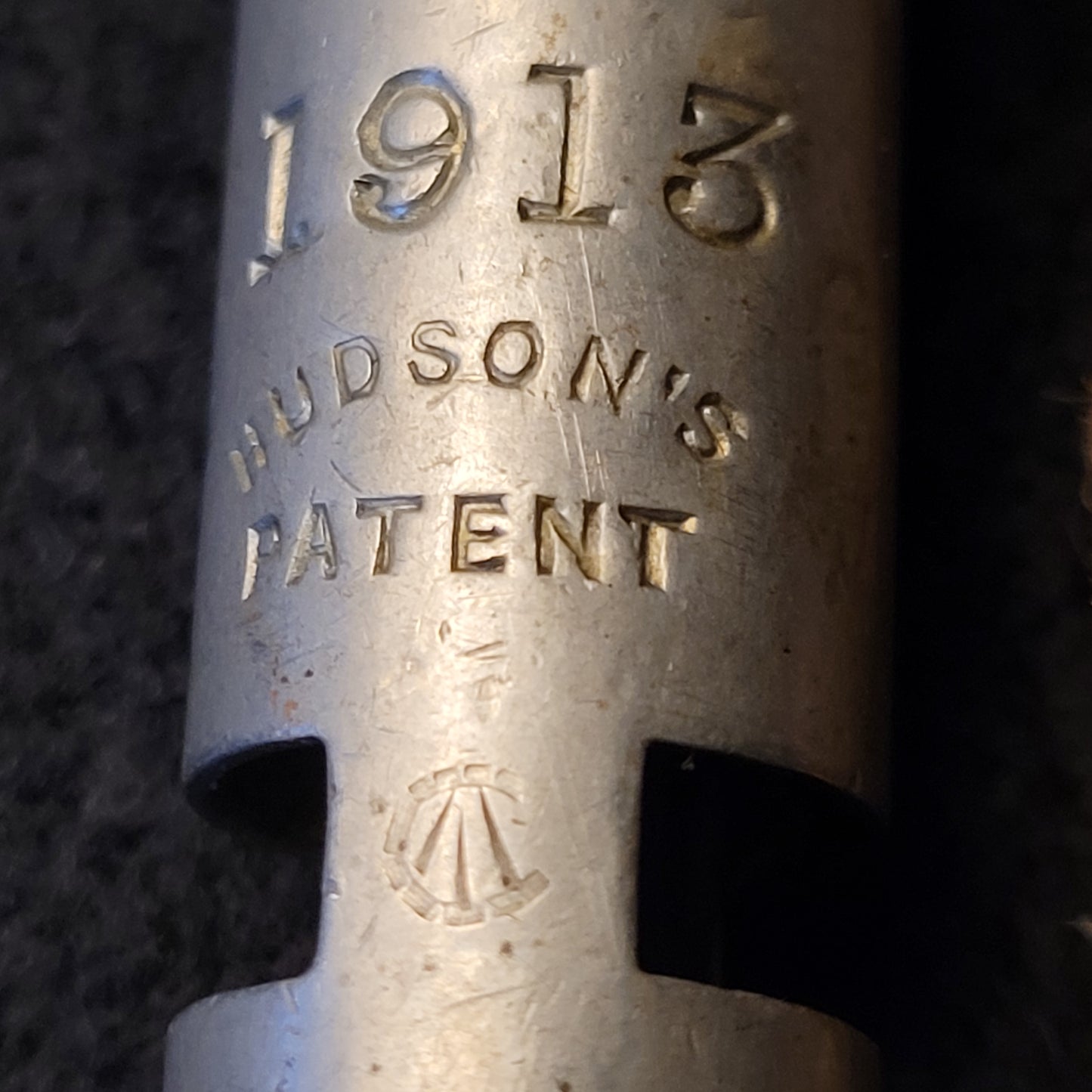 Pre-WW1, WW1 Infantry Officer's Whistle - 1913 and C-Broad Arrowed