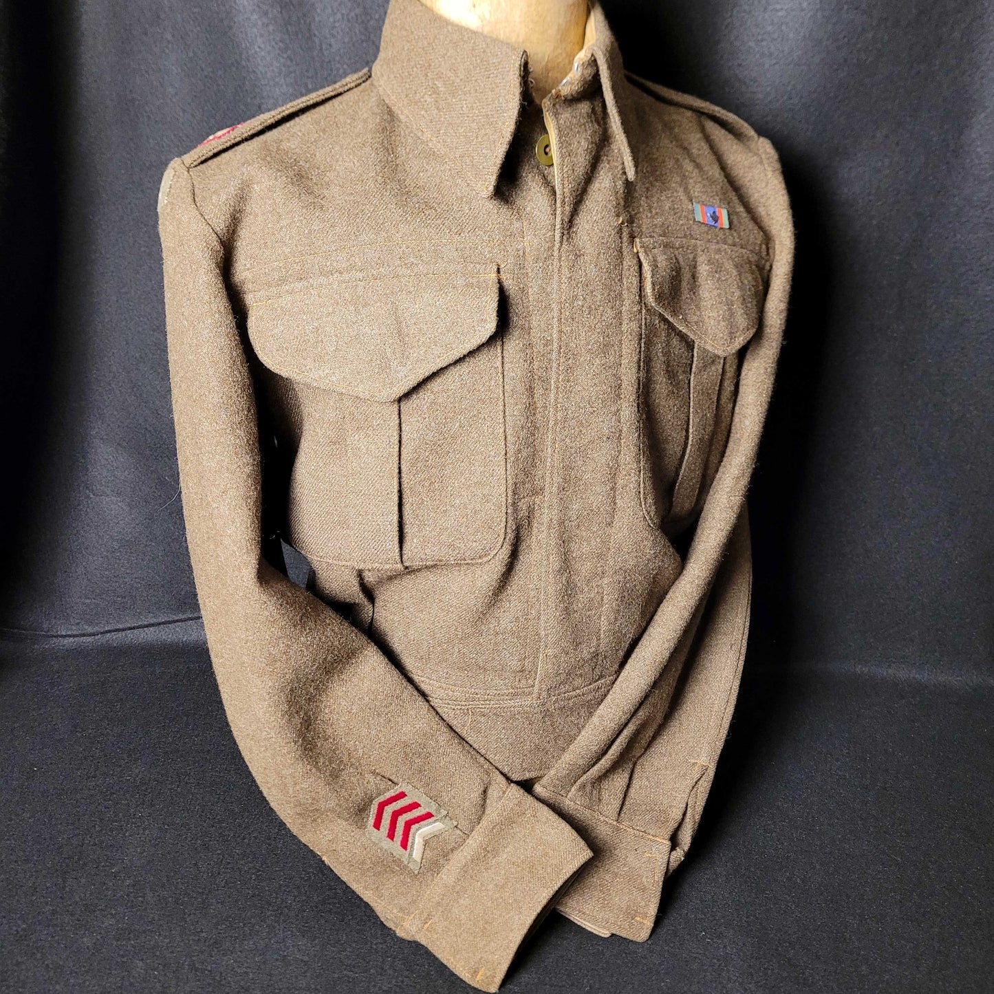 WW2 Early Battle Dress to RCAMC Officer