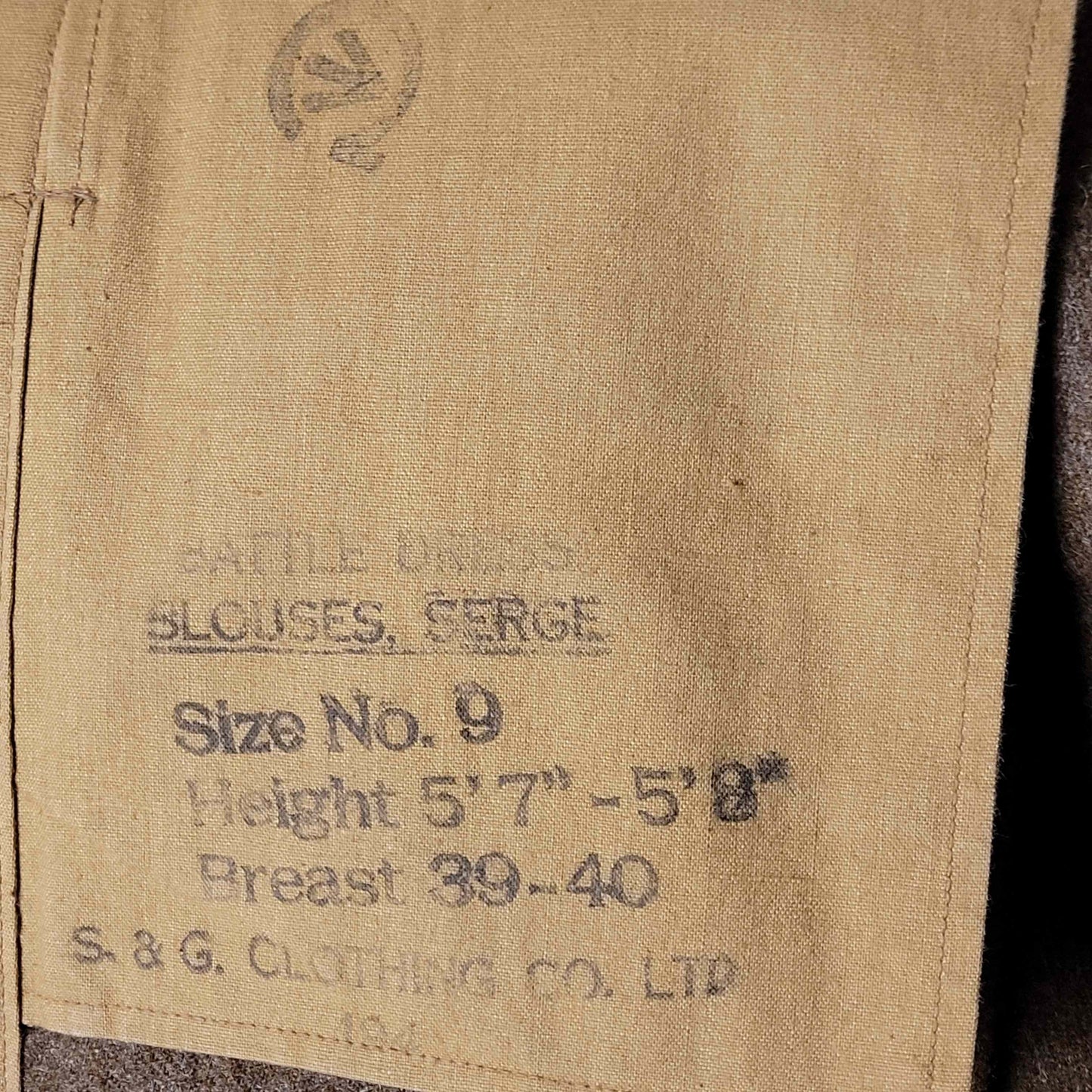 WW2 Early Battle Dress to RCAMC Officer