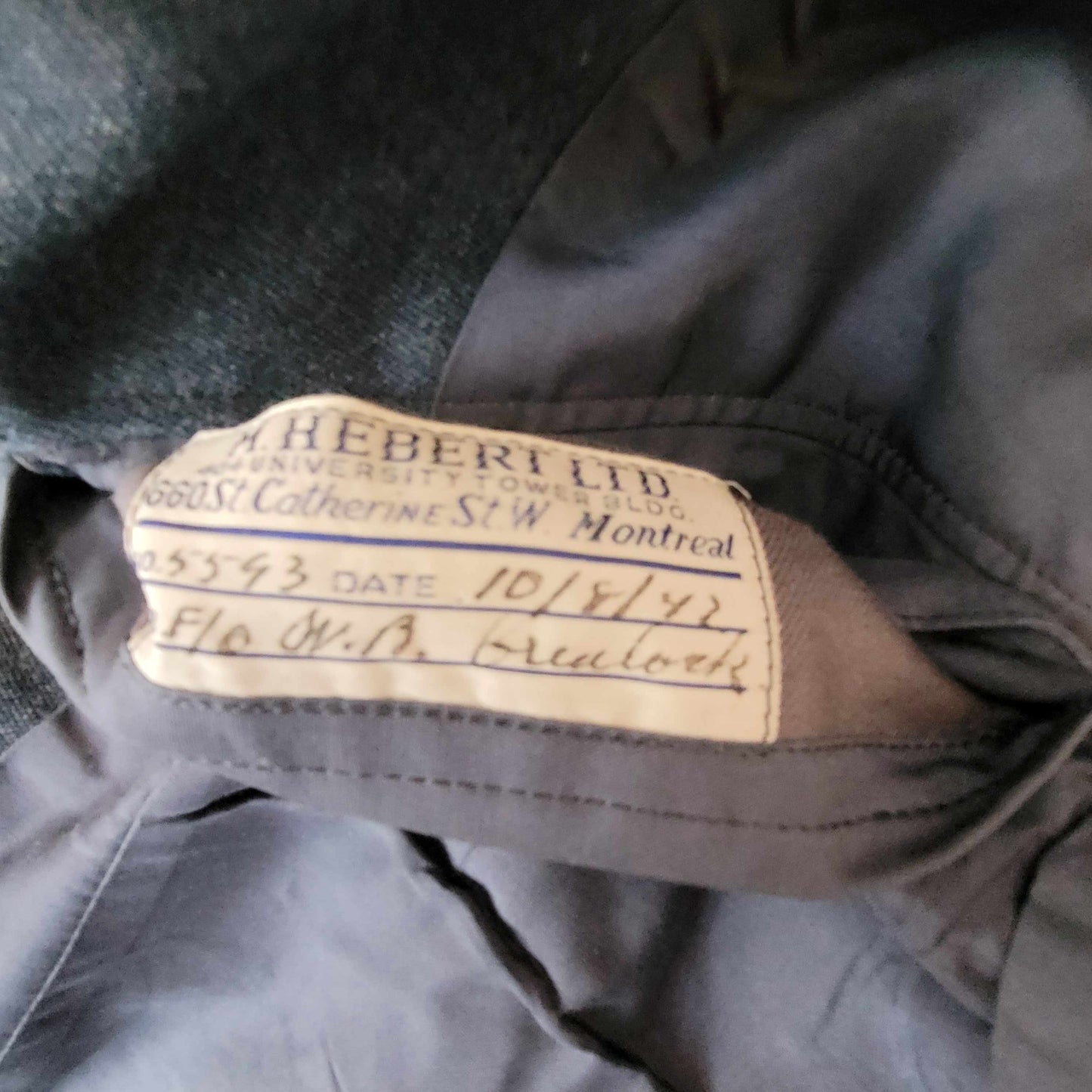 WW2 - Two Named RCAF Service Dress  Uniforms to RFC veteran W.B. Crealock