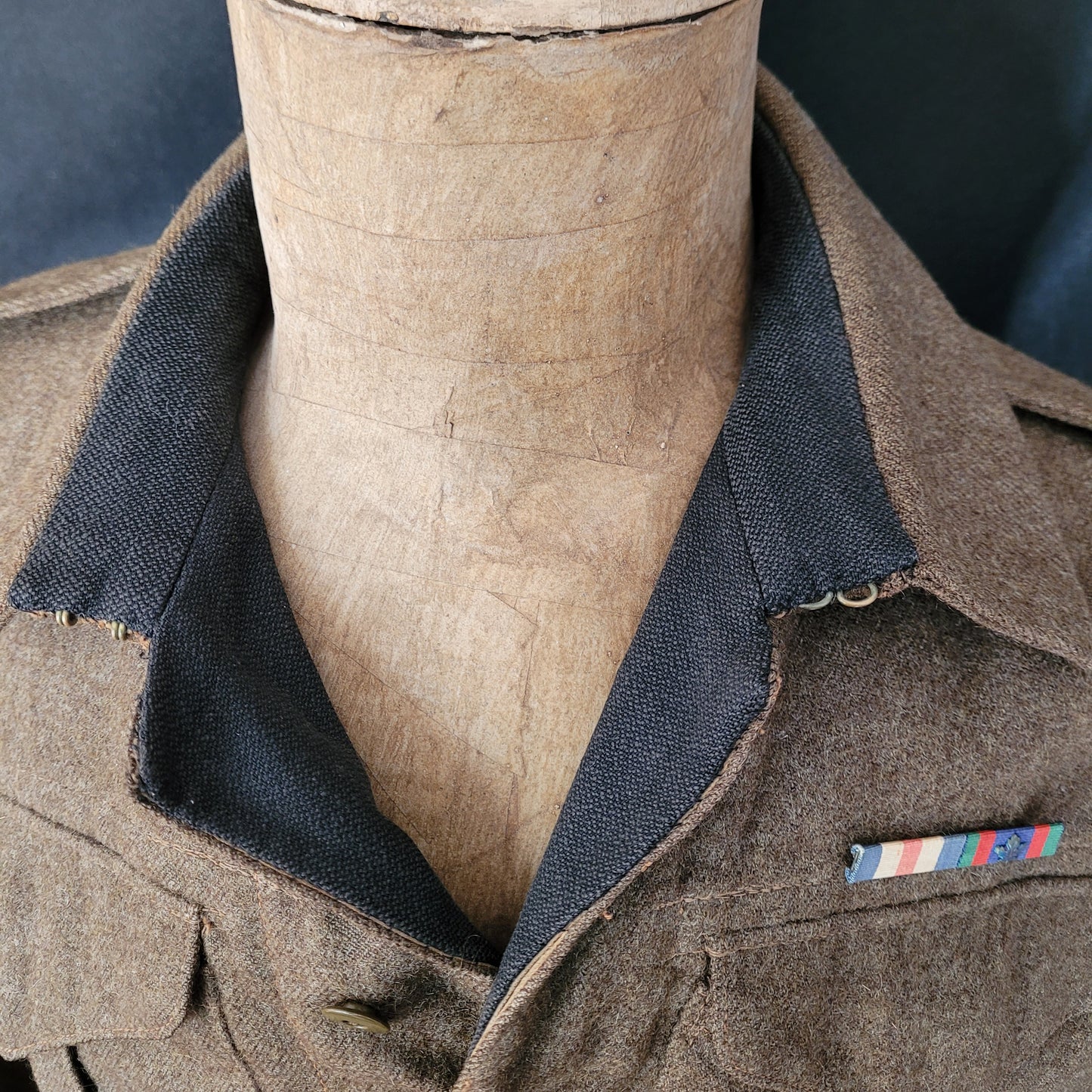 WW2 Queen's Own Rifles Battle Dress - Named to Rifleman Gordon Dickinson