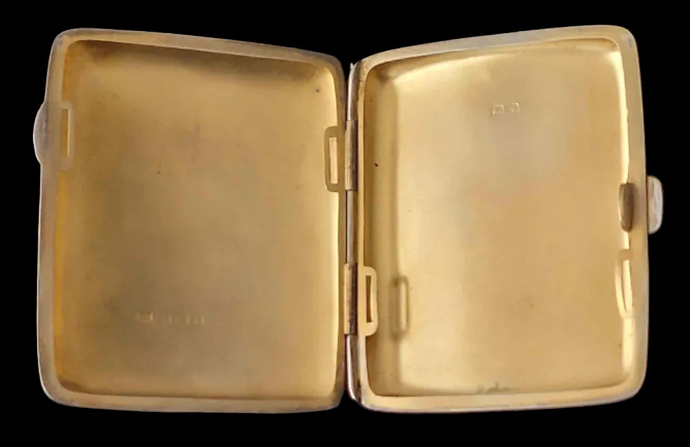 WW1 Sterling Silver Cigarette Presented by Brigadier R.J. Kentish