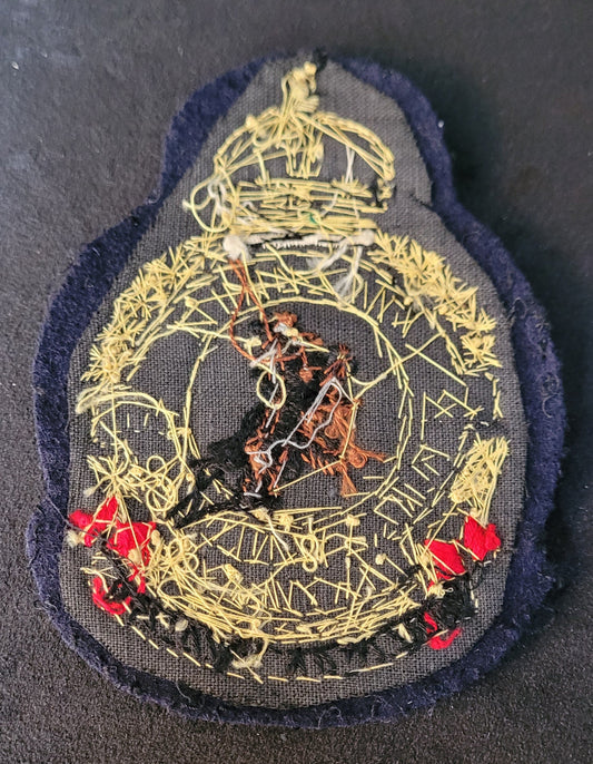 RCAF 411 Fighter Squadron Bullion Embroidered Jacket Crest