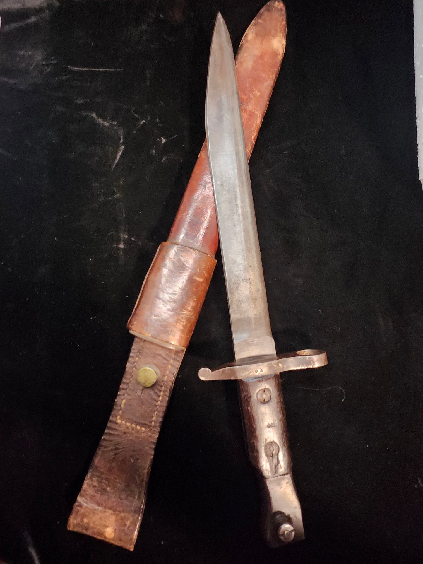 M.S.P.  Marked Ross Rifle Bayonet