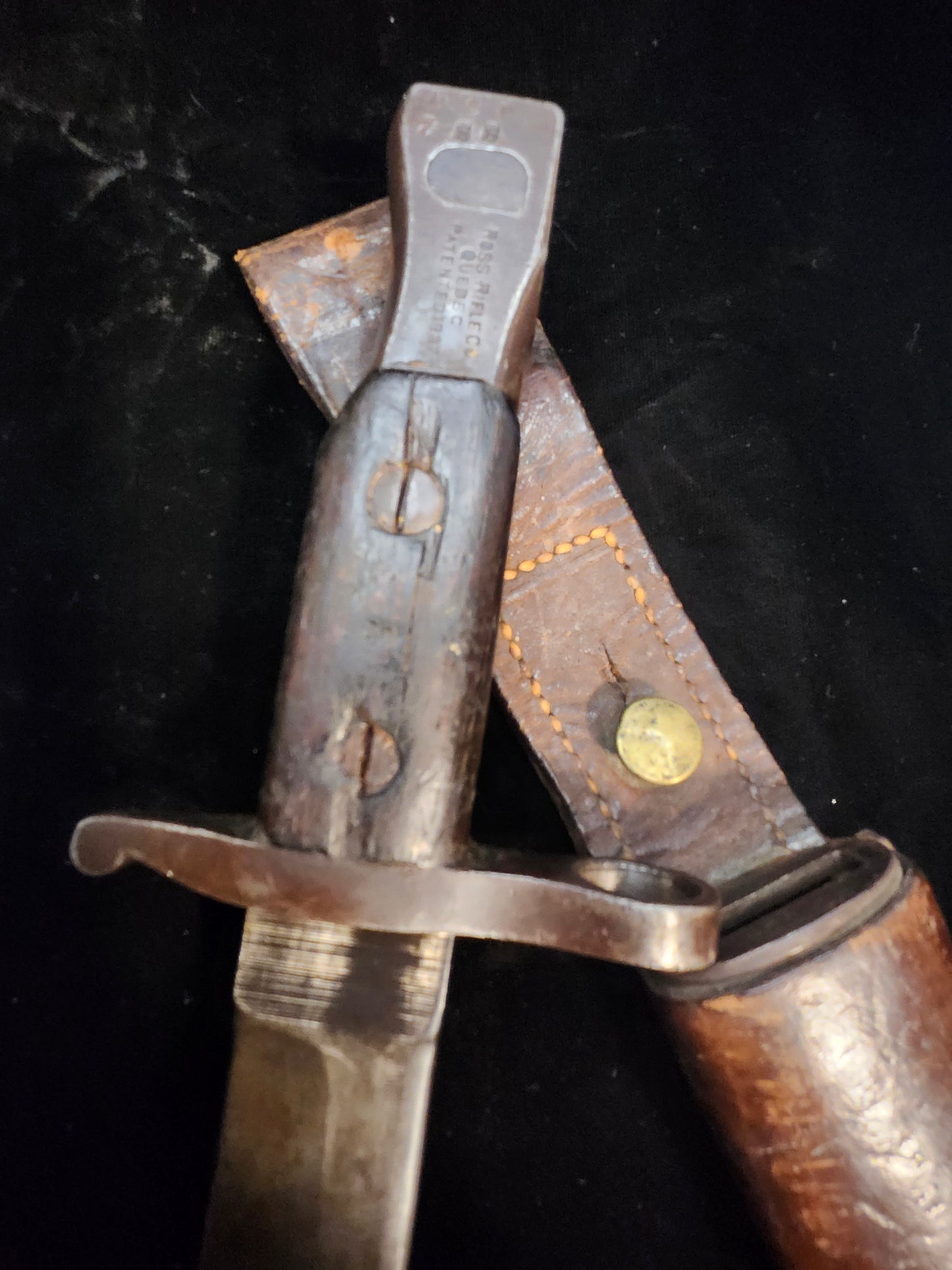 M.S.P.  Marked Ross Rifle Bayonet