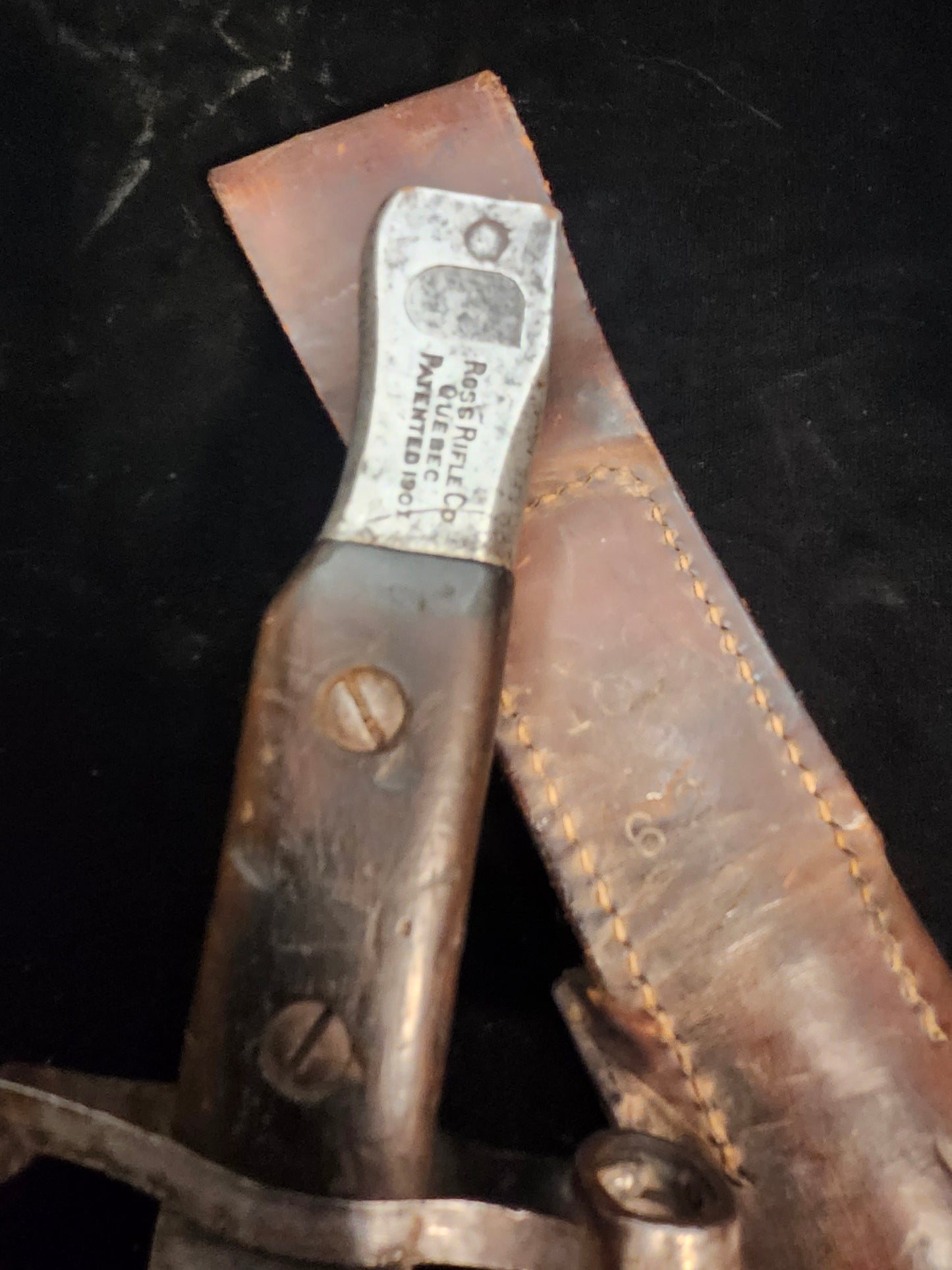 30th Bn.  Ross Rifle Bayonet