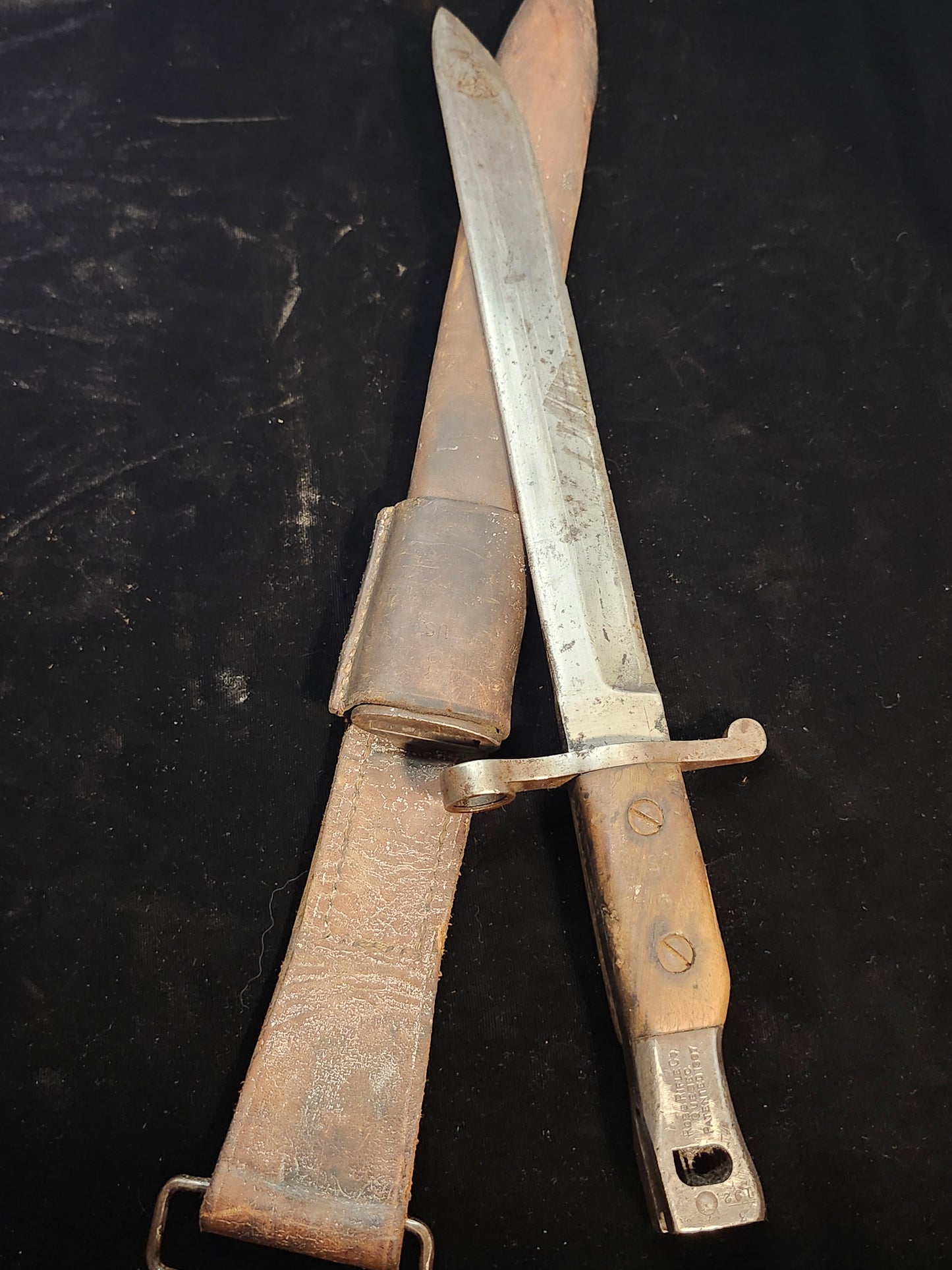 U.S. Surcharged Ross Rifle Bayonet
