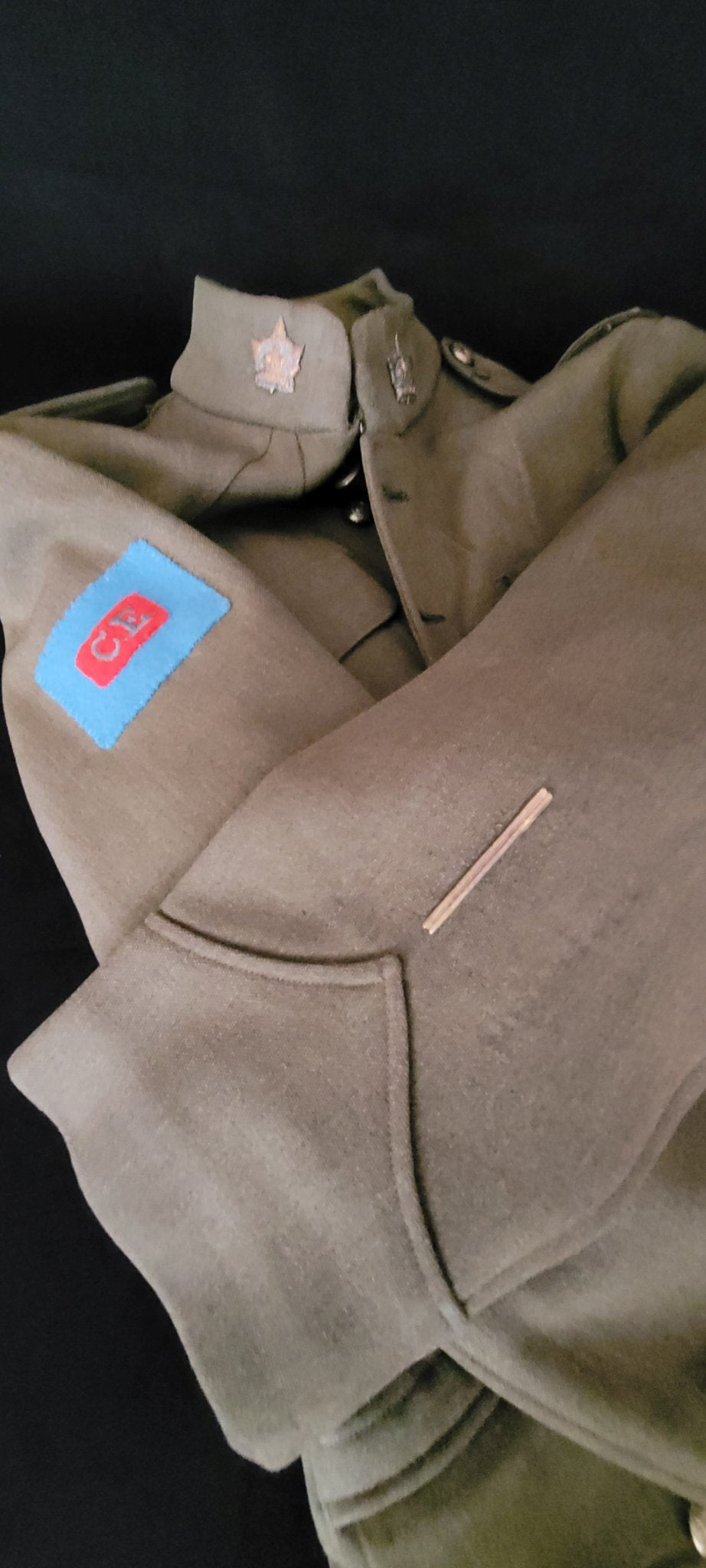 WW1 1903 Pattern Canadian Engineers Seven Button Tunic